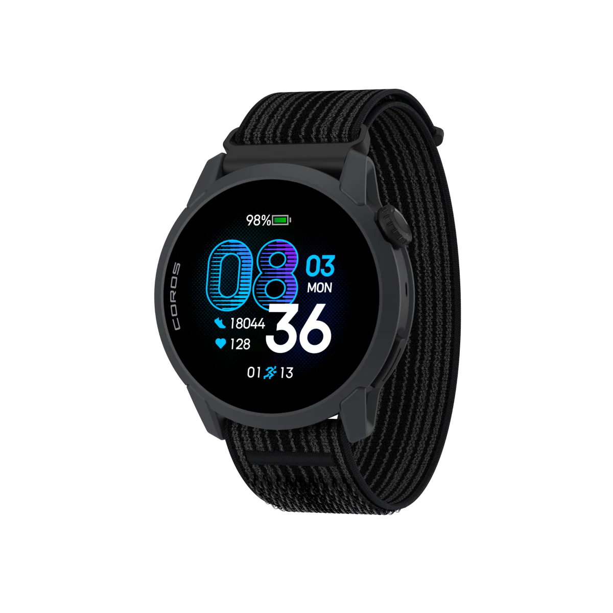 COROS PACE 4 GPS-sportsur – sort nylon