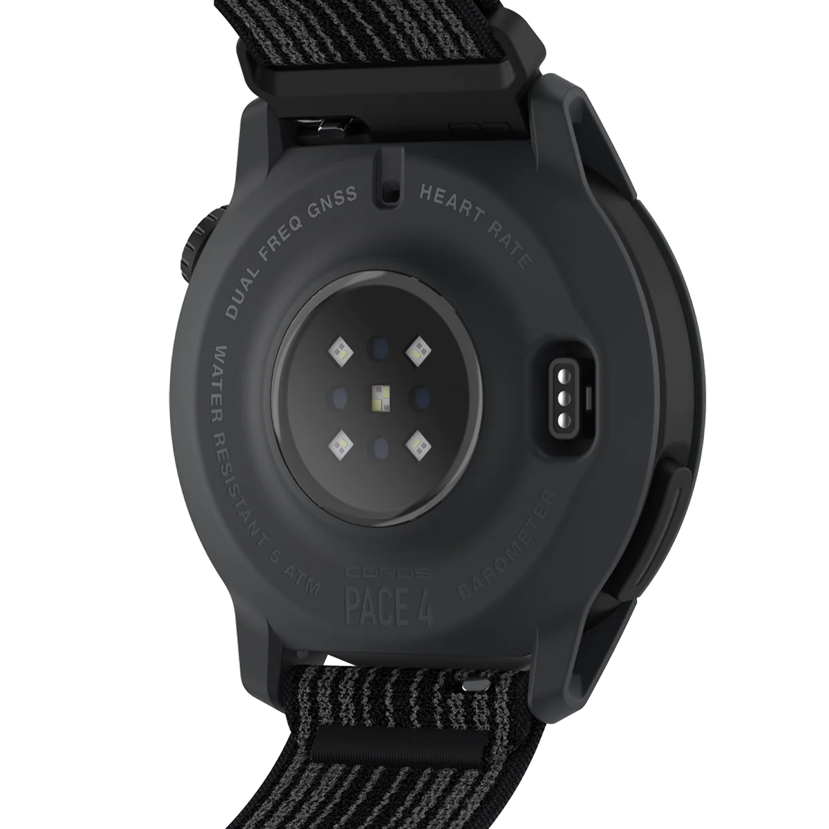 COROS PACE 4 GPS-sportsur – sort nylon