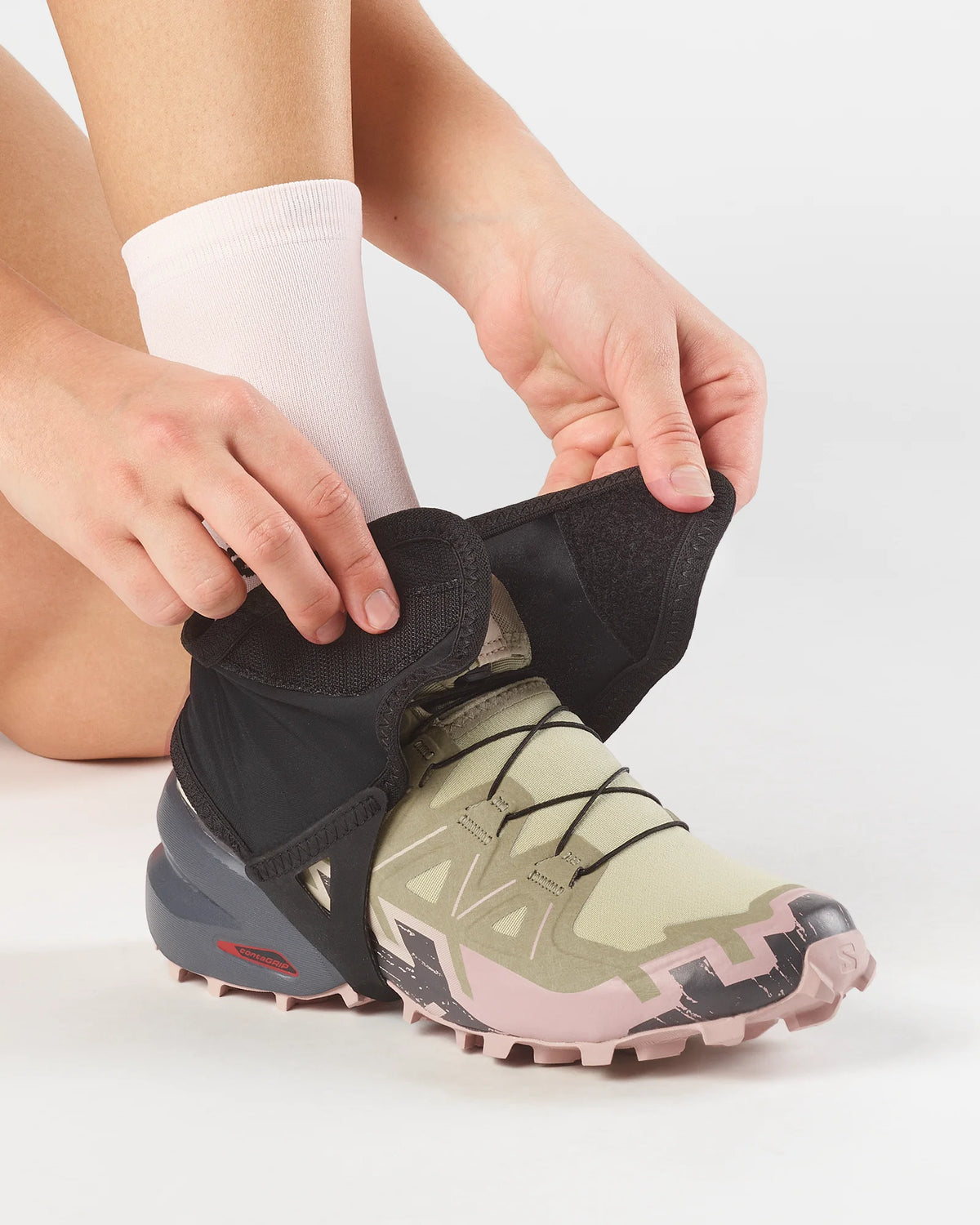Stuptuty do butów SALOMON TRAIL GAITERS LOW - czarne
