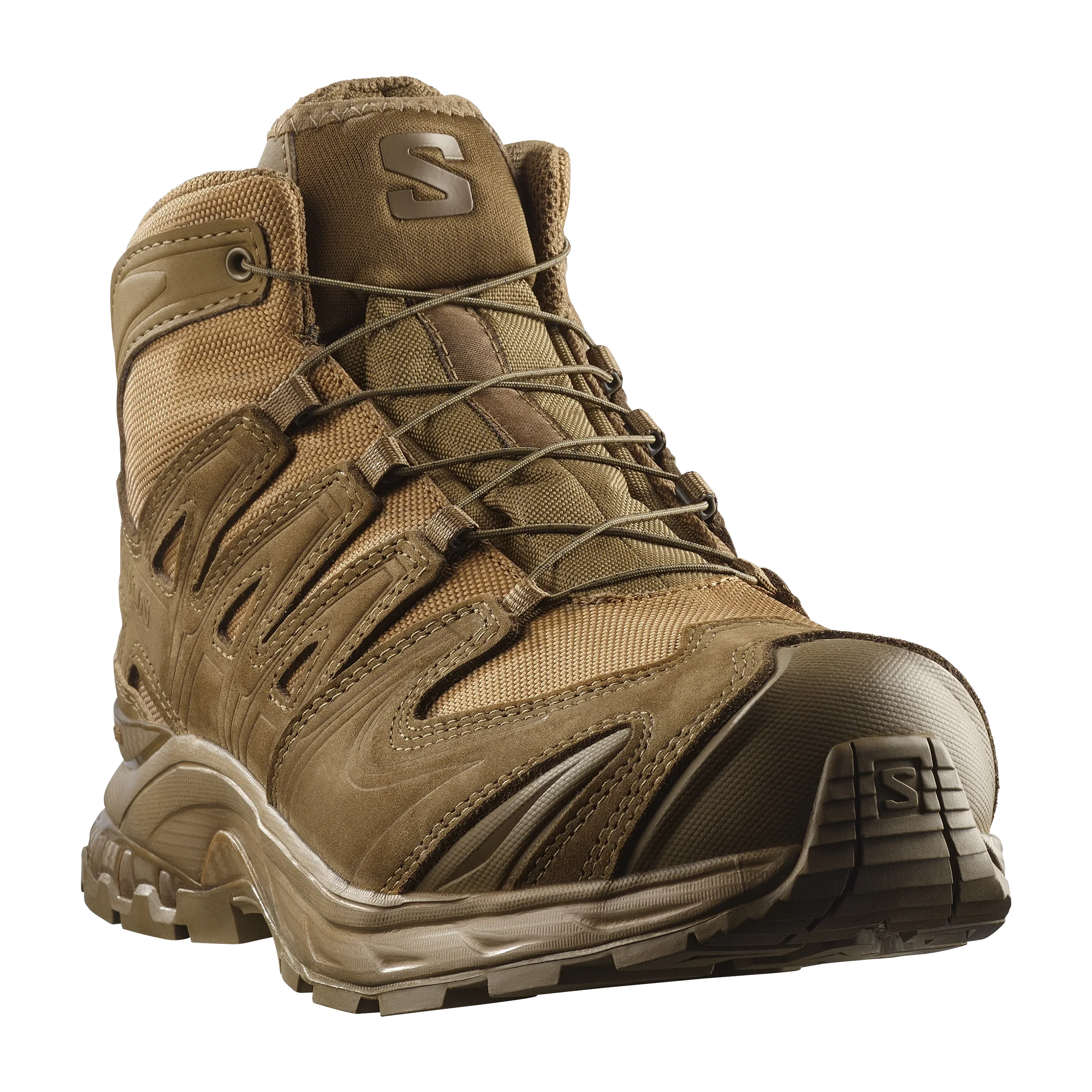 SALOMON XA FORCES MID GTX Unisex Einsatzschuhe - Coyote Braun