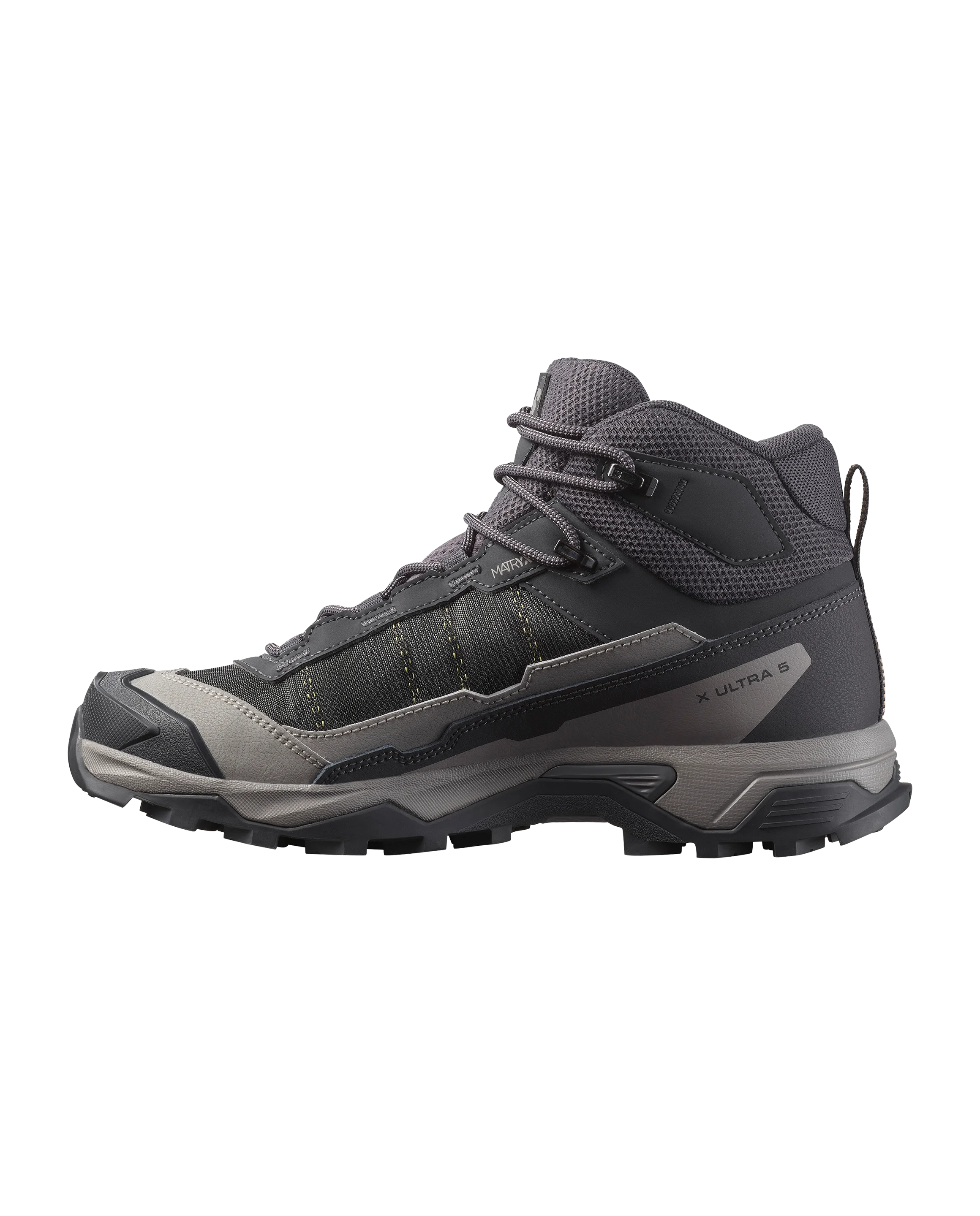SALOMON X Ultra 5 Mid GTX W vaelluskengät - vaaleanharmaa/harmaa