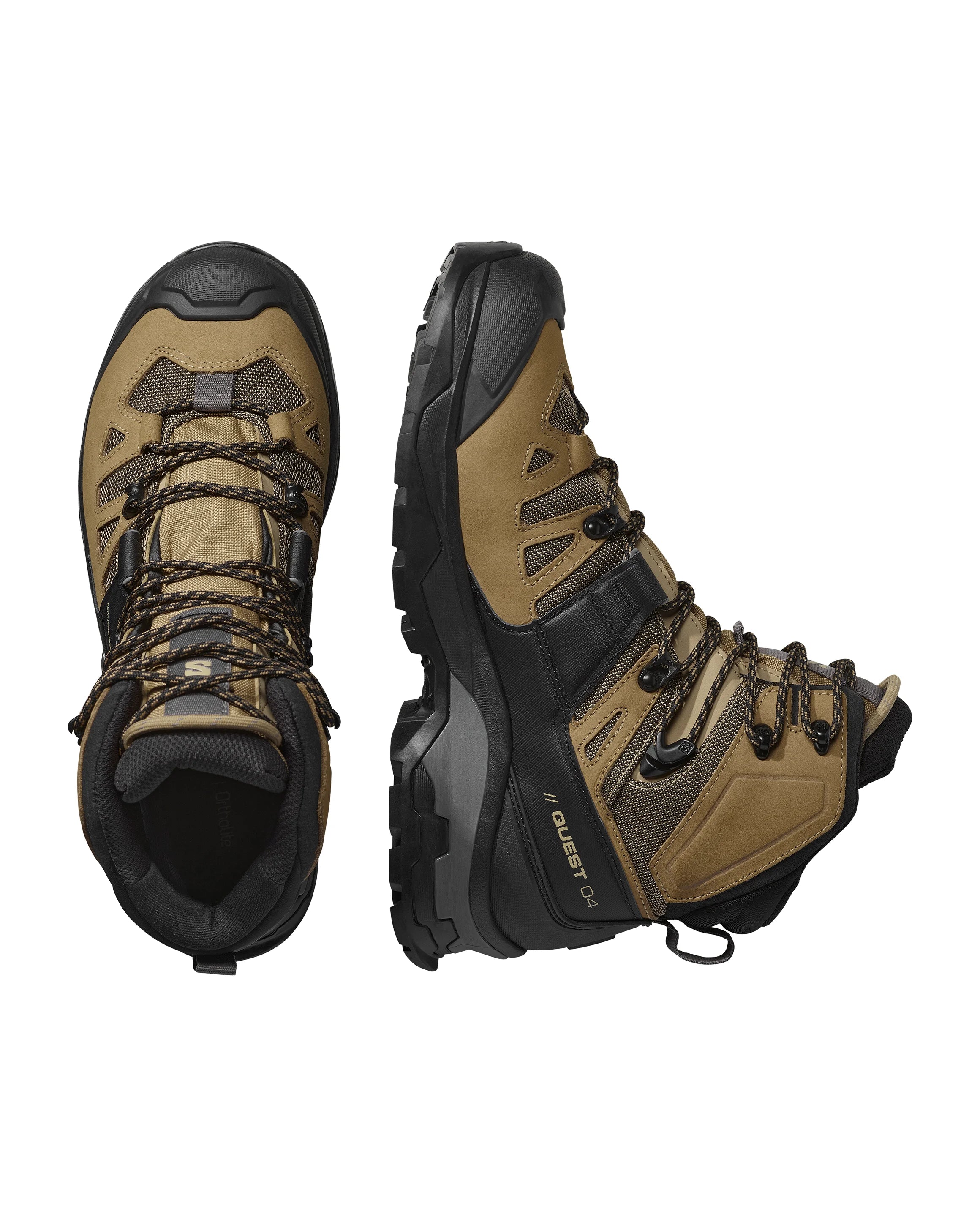 SALOMON QUEST 4 GORE-TEX vandringsskor - brun/svart