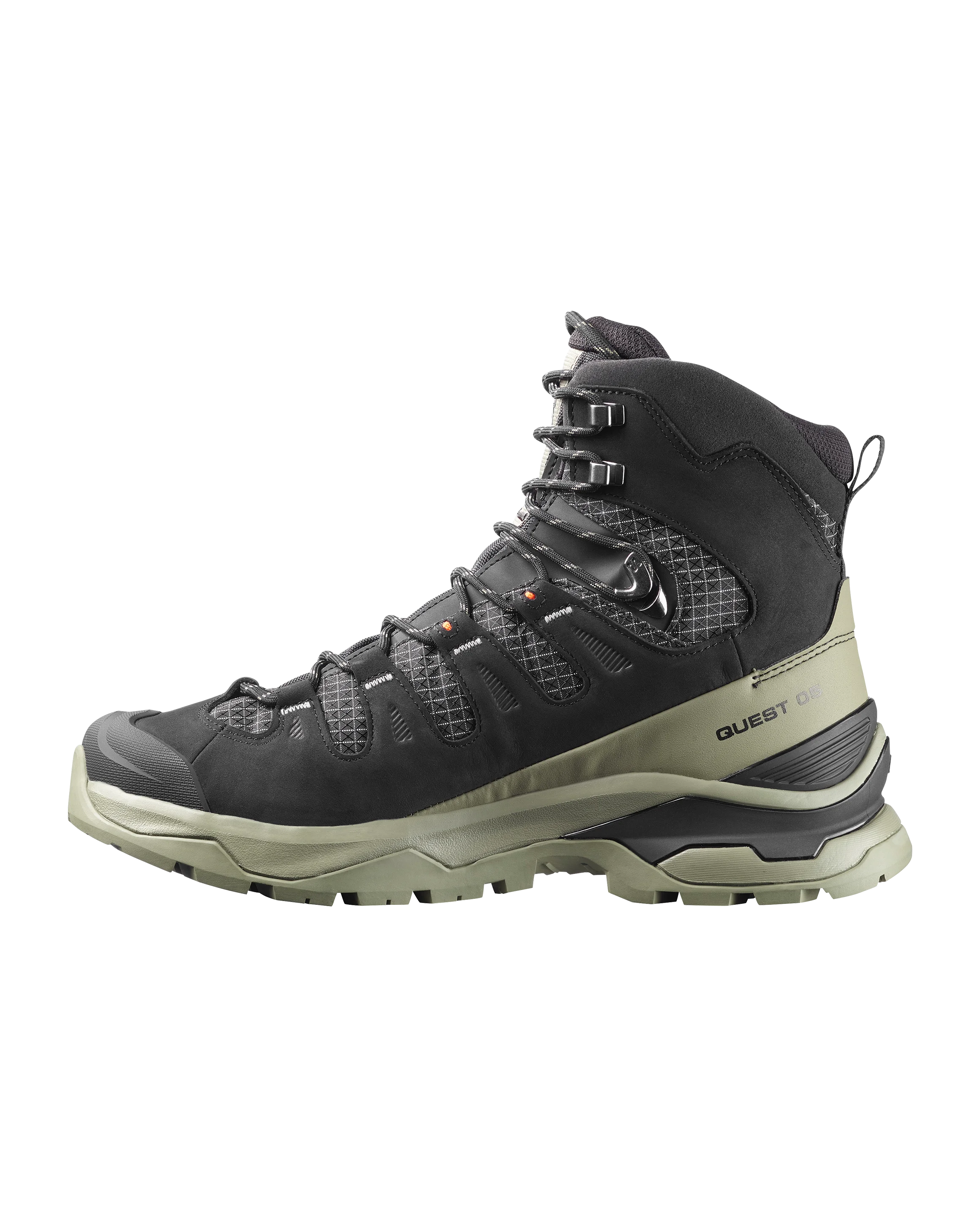 SALOMON QUEST 5 GTX hiking footwear - black/dark green