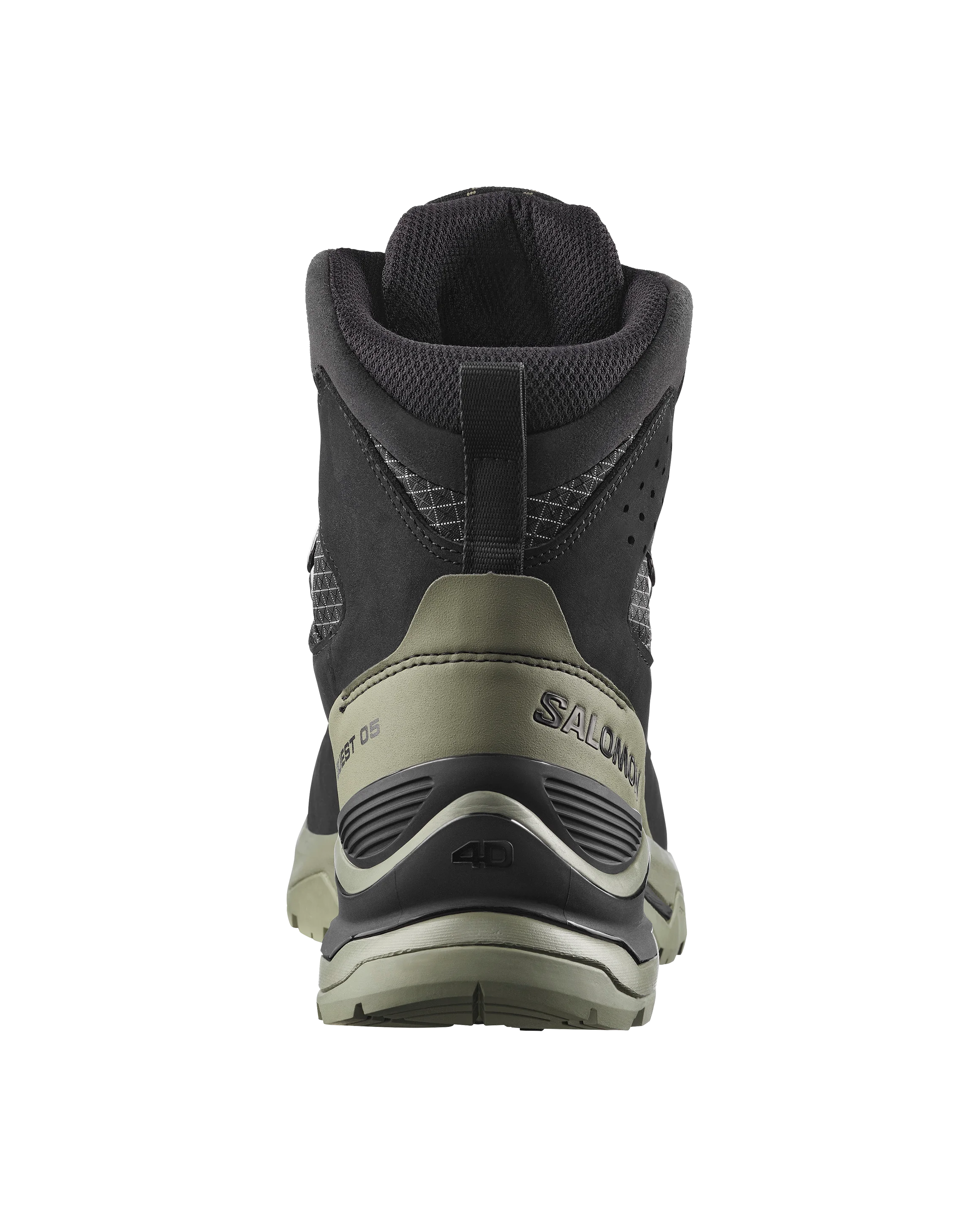 SALOMON QUEST 5 GTX hiking footwear - black/dark green