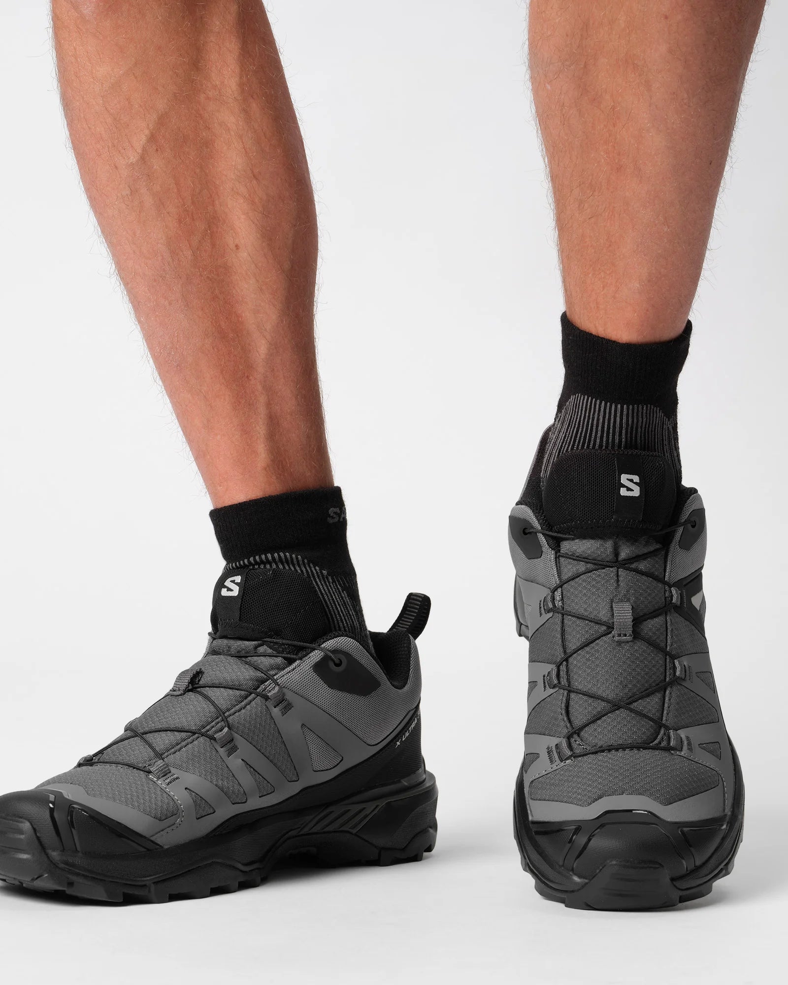 SALOMON X ULTRA 360 vaelluskengät - harmaa/musta