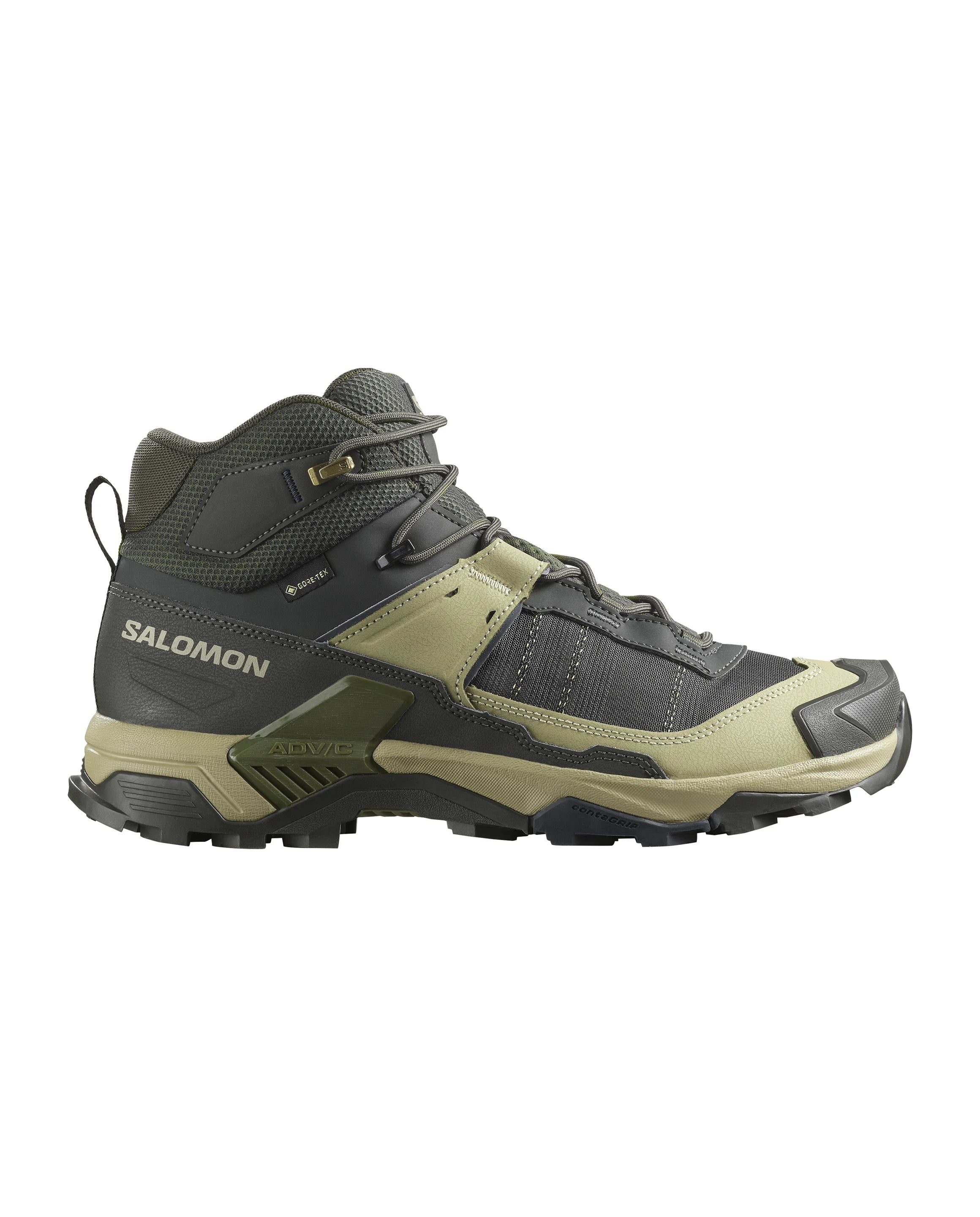 SALOMON X Ultra 5 Mid GTX pārgājienu apavi - zaļi/tumši zaļi