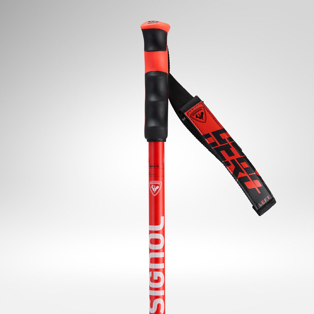 ROSSIGNOL HERO SL unisex slalomracerskistave – sort/rød