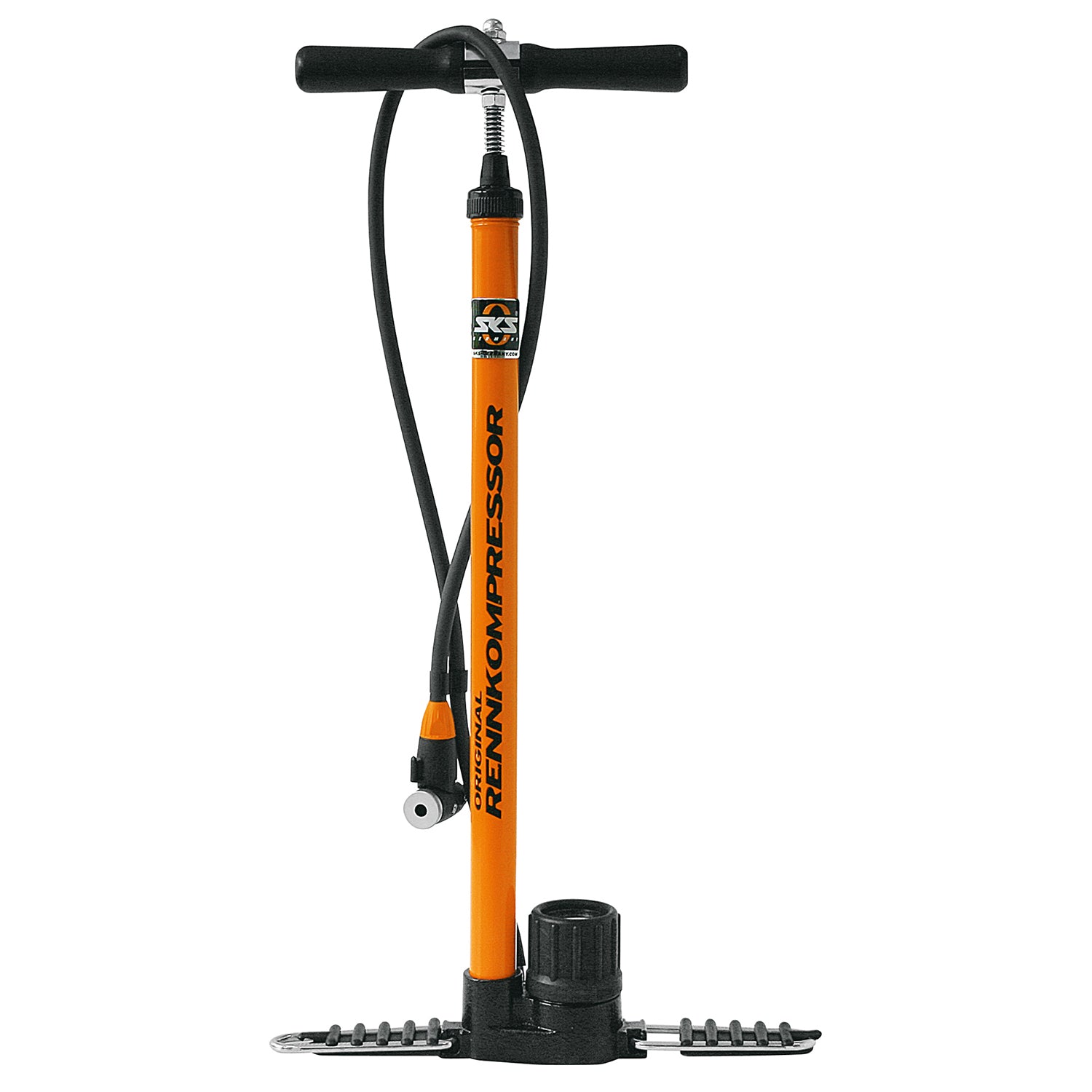 SKS RENNKOMPRESSOR floor pump - orange - SKS - Evelostore