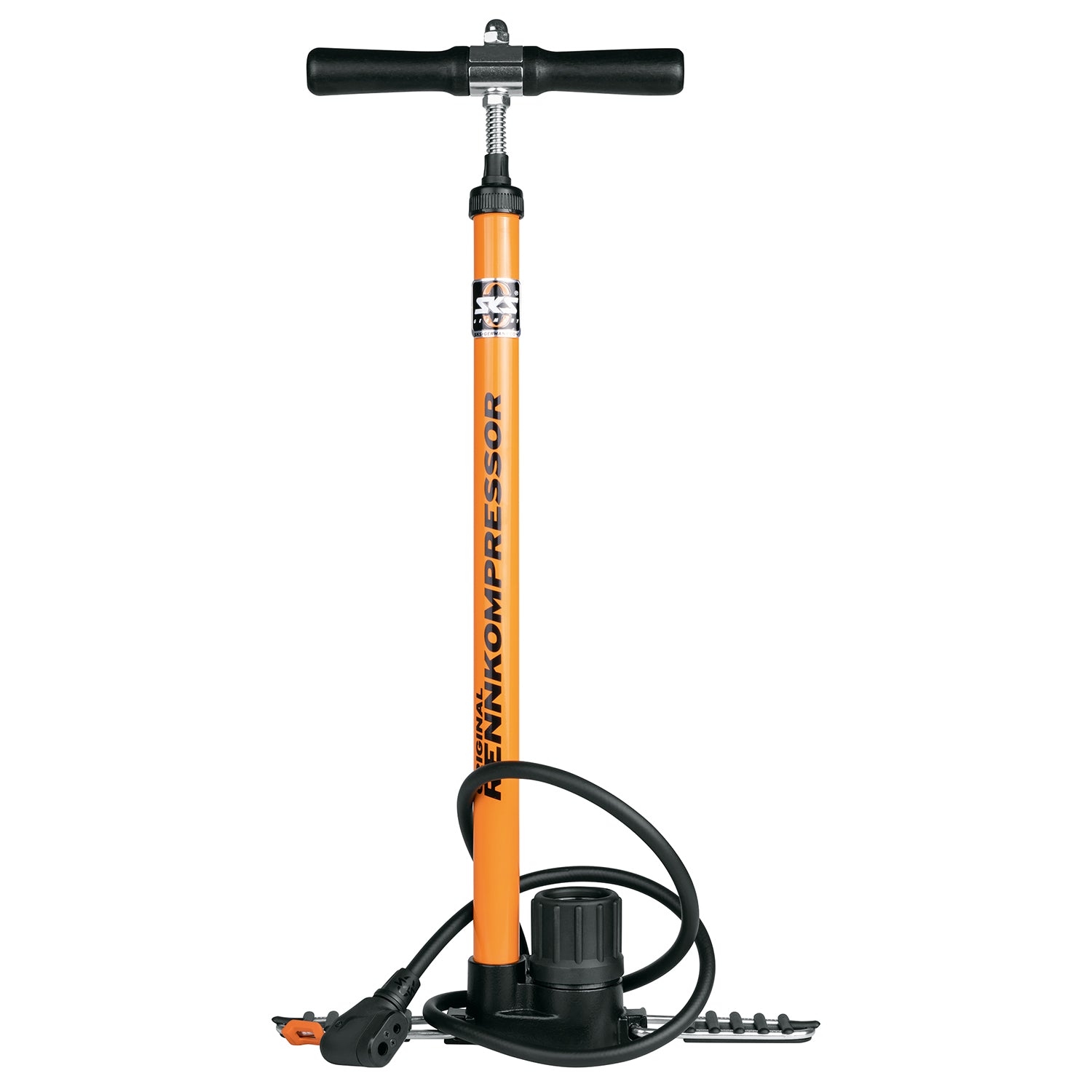 SKS RENNKOMPRESSOR floor pump - orange - SKS - Evelostore