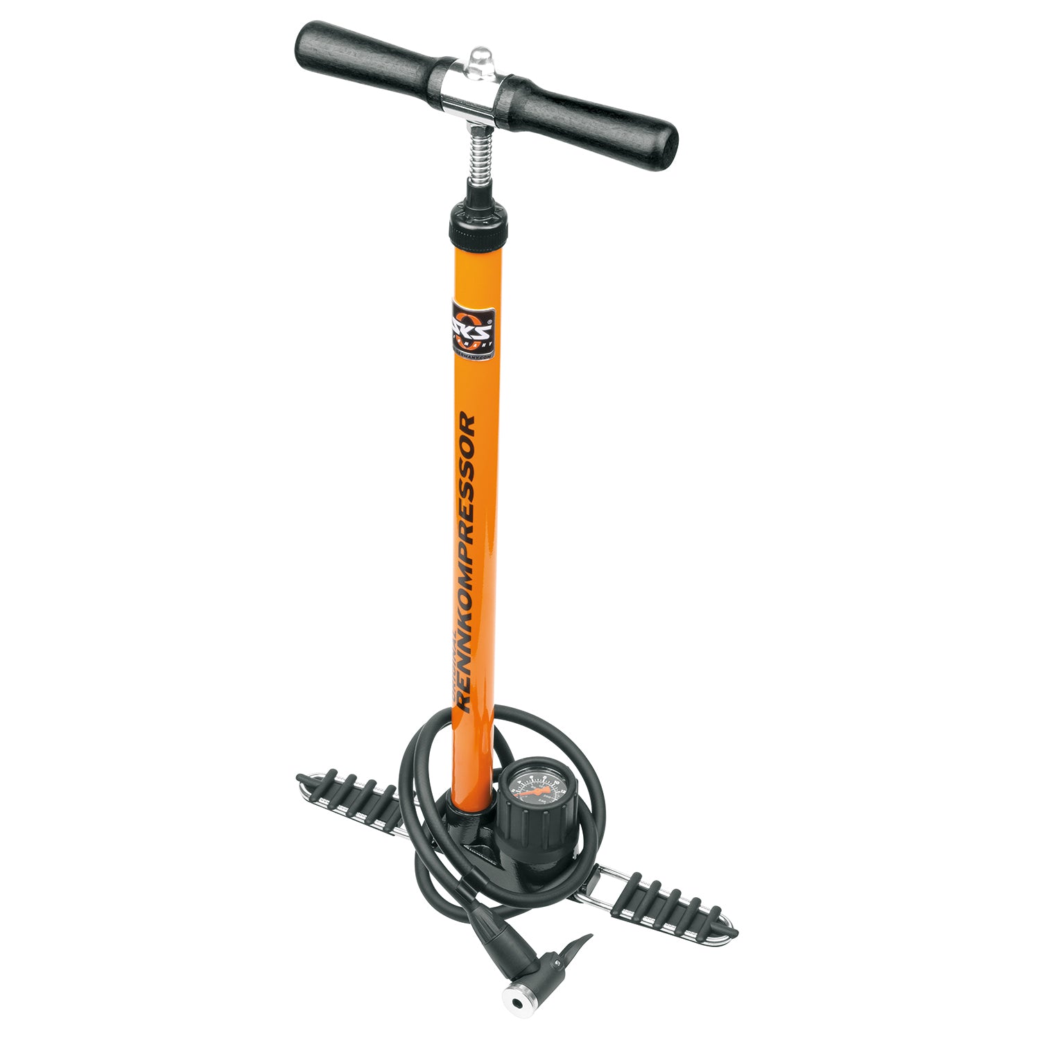 SKS RENNKOMPRESSOR floor pump - orange - SKS - Evelostore
