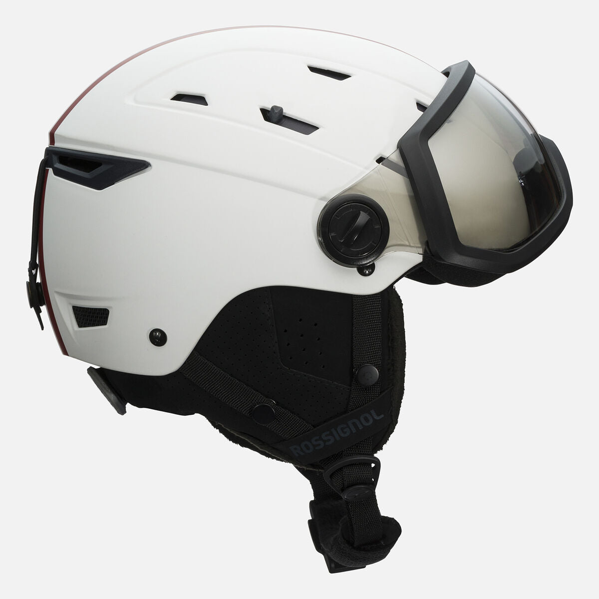 ROSSIGNOL ALLSPEED VISOR IMPACTS PHOTOCHROMIC STRATO skihjelm - hvid