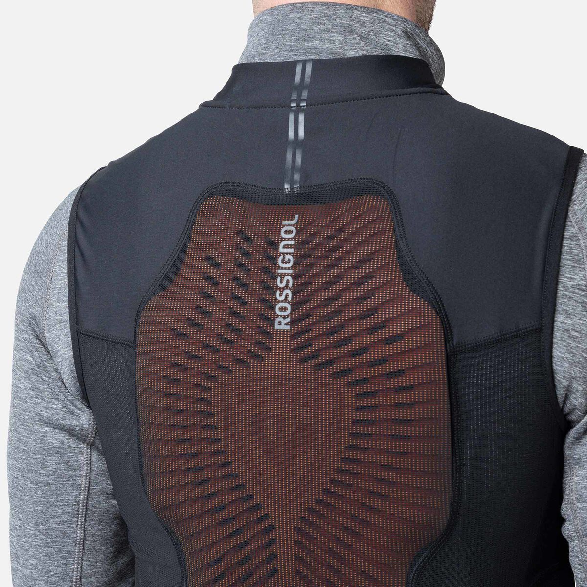 ROSSIGNOL FLEXVENT VEST Unisex Back Protector Vest – Black