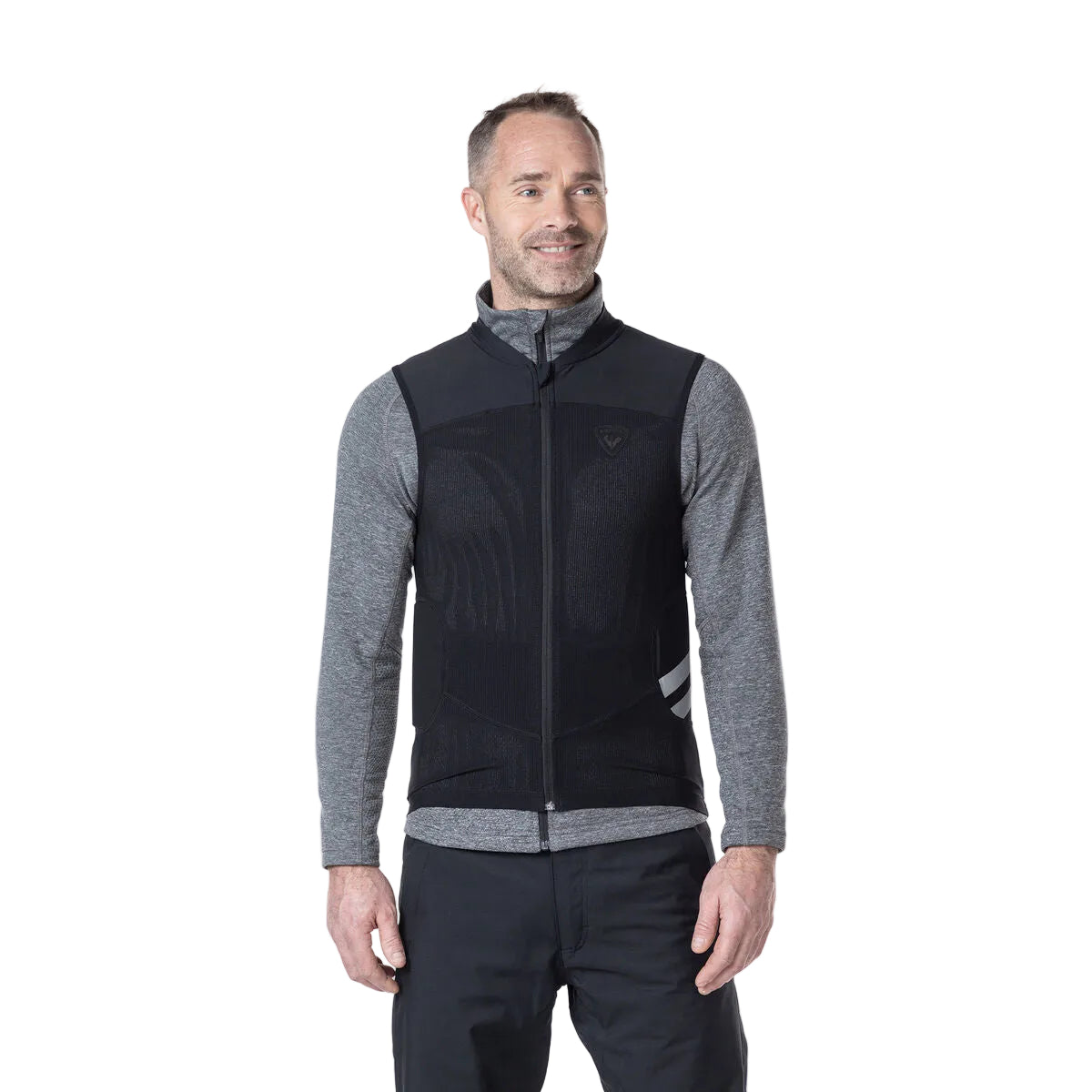 ROSSIGNOL FLEXVENT VEST Unisex Back Protector Vest – Black