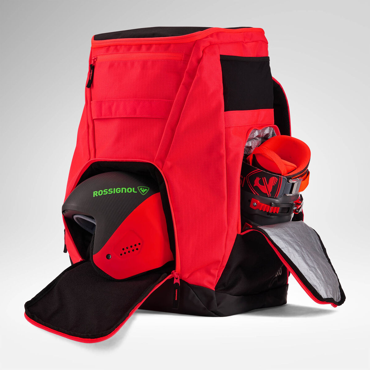 ROSSIGNOL HERO SMALL ATHLETES Slēpošanas mugursoma 80L – Sarkana