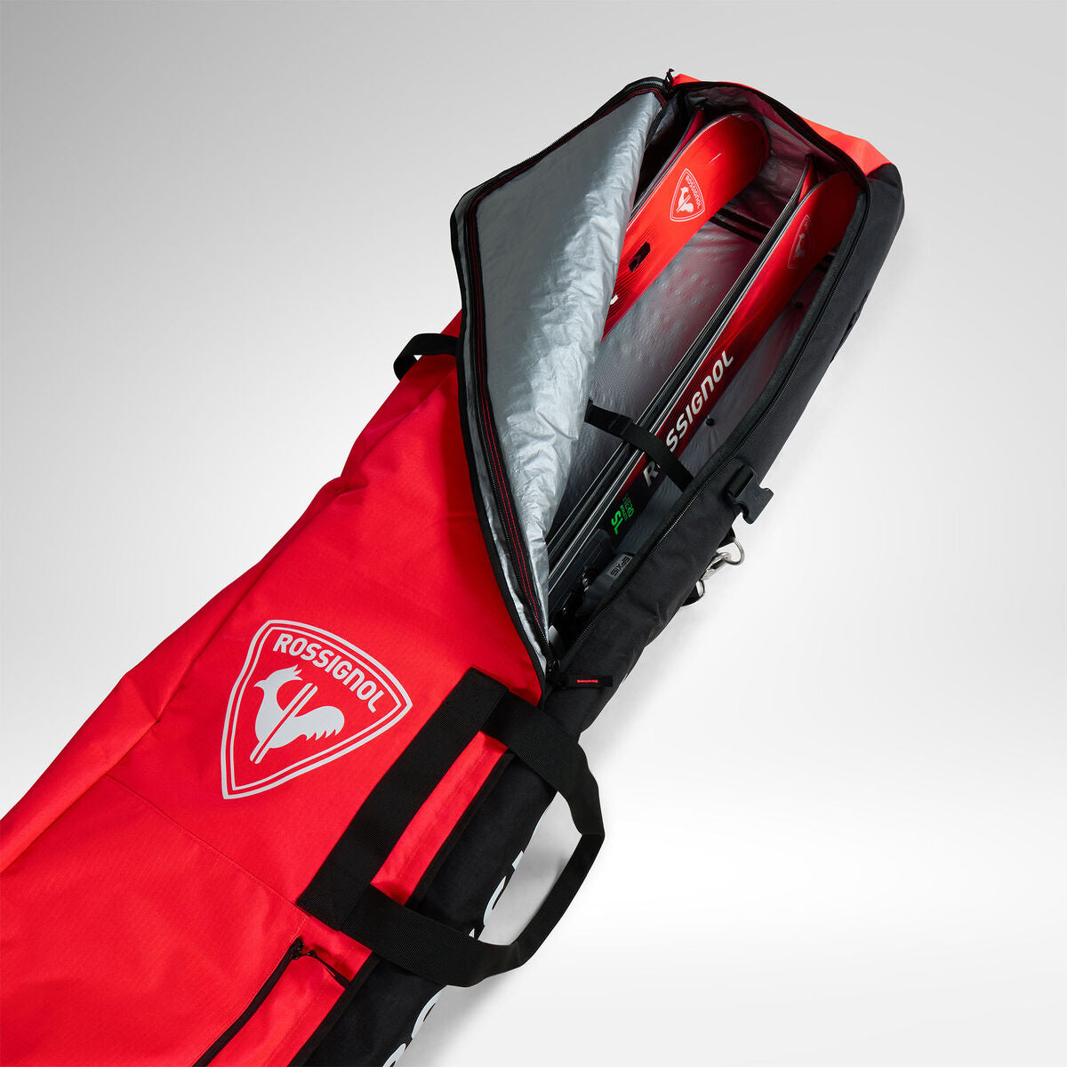 ROSSIGNOL HERO SKITASKE 2/3P JUSTERBAR 190/220 cm skitaske - orange