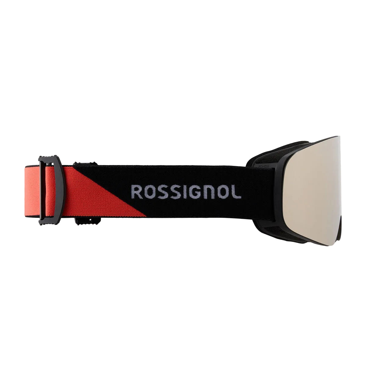 Rossignol ski boot liner with red and black design on a white background