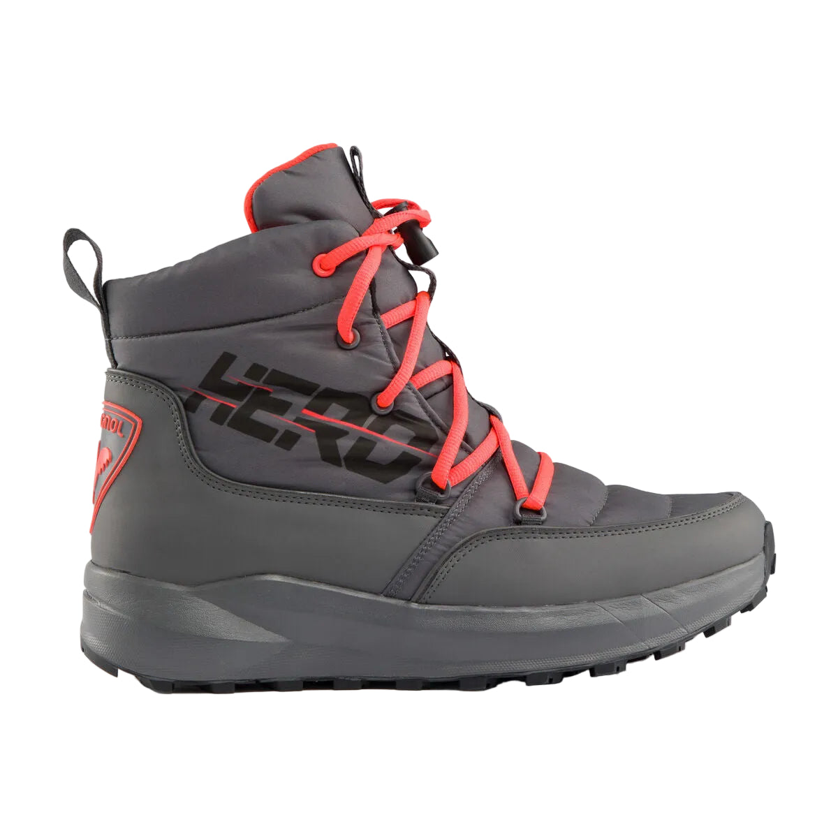 ROSSIGNOL PODIUM HERO unisex grey waterproof après-ski boots with HERO racing graphics and durable rubber outsole Copy