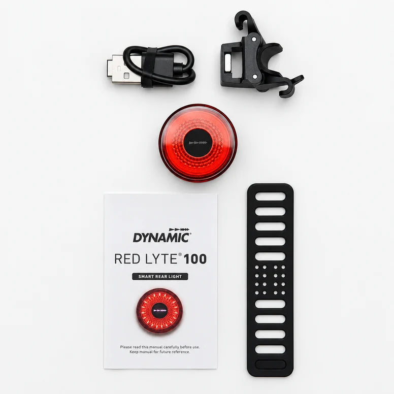 DYNAMIC RED LYTE 100 tagumine jalgrattatuli - punane