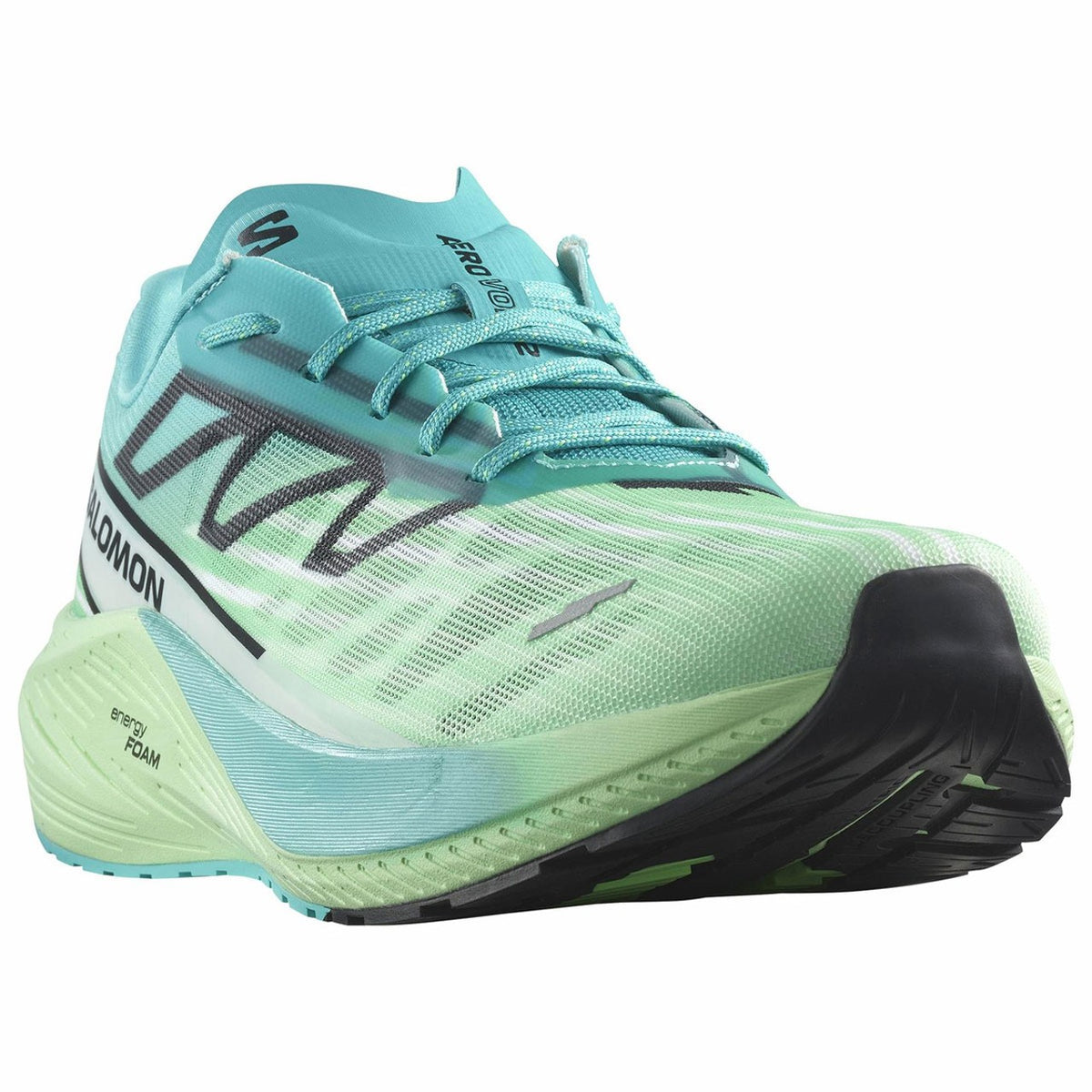 SALOMON AERO VOLT 2 trail running shoes - green/blue/white