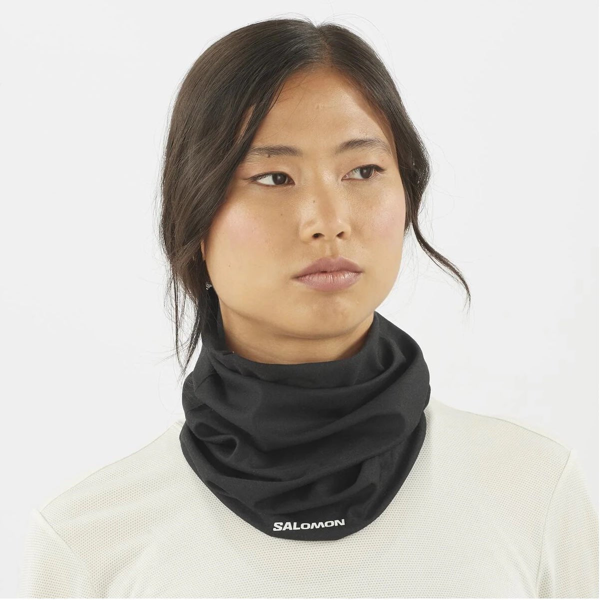 SALOMON CROSS neck and head tube - black - SALOMON - Evelostore