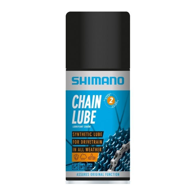 SHIMANO CHAIN LUBE aerosol 200ml - SHIMANO - Evelostore