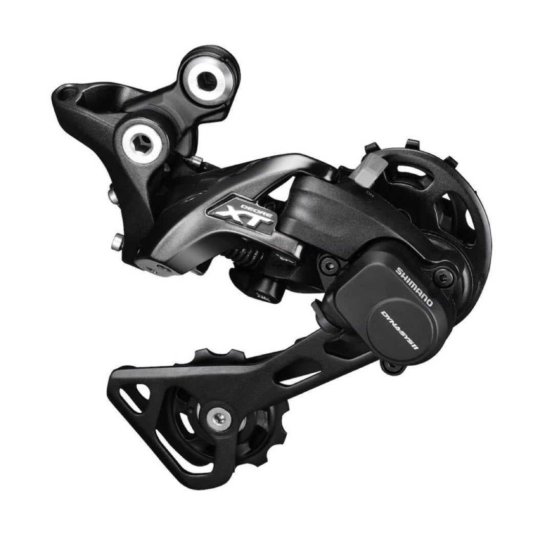 SHIMANO DEORE XT RD - M8000 Rear Derailleur – Shadow RD+ | 11 - speed | long (SGS) – black - SHIMANO - Evelostore