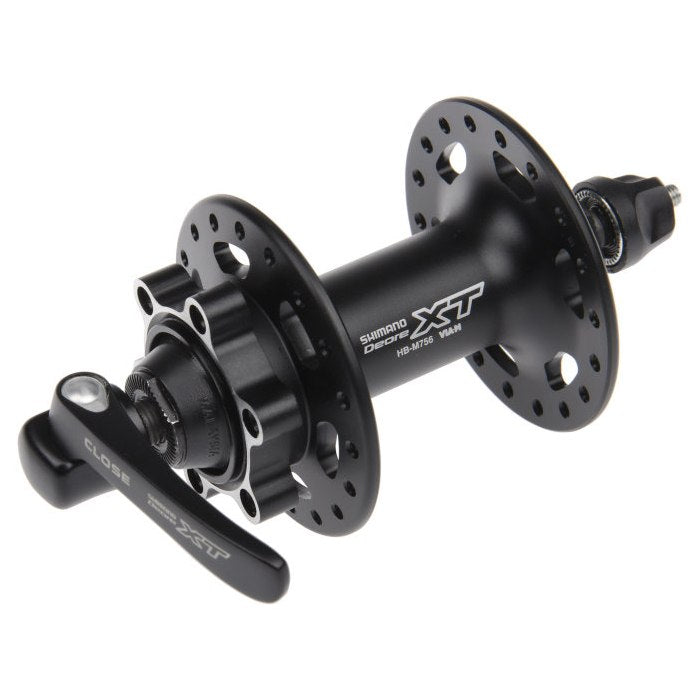 SHIMANO FH-M756A DEORE XT-nav til baghjulsskivebremse – sort