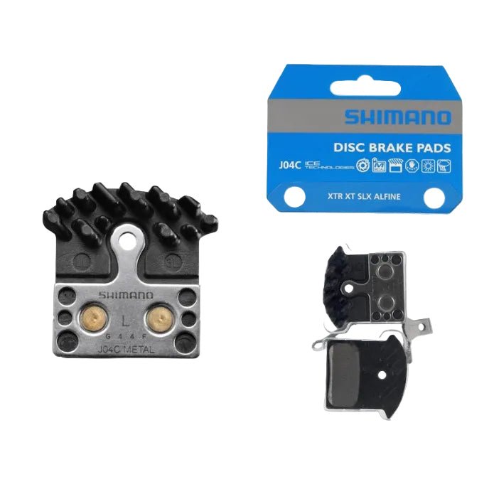SHIMANO J04C METALLIC disc brake pads - SHIMANO - Evelostore