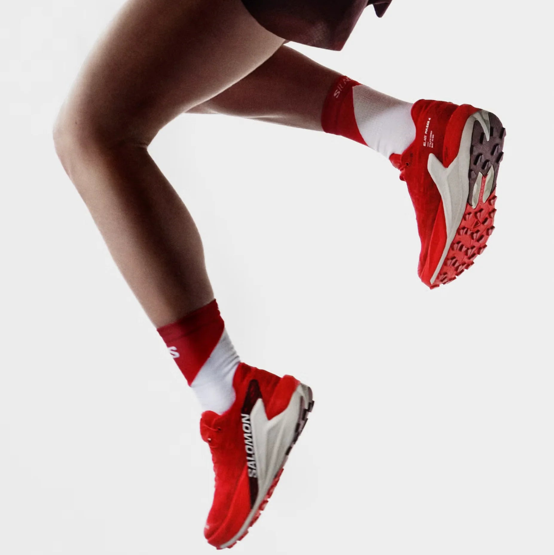 SALOMON S/LAB PULSAR 4 terränglöparskor - röd/vit