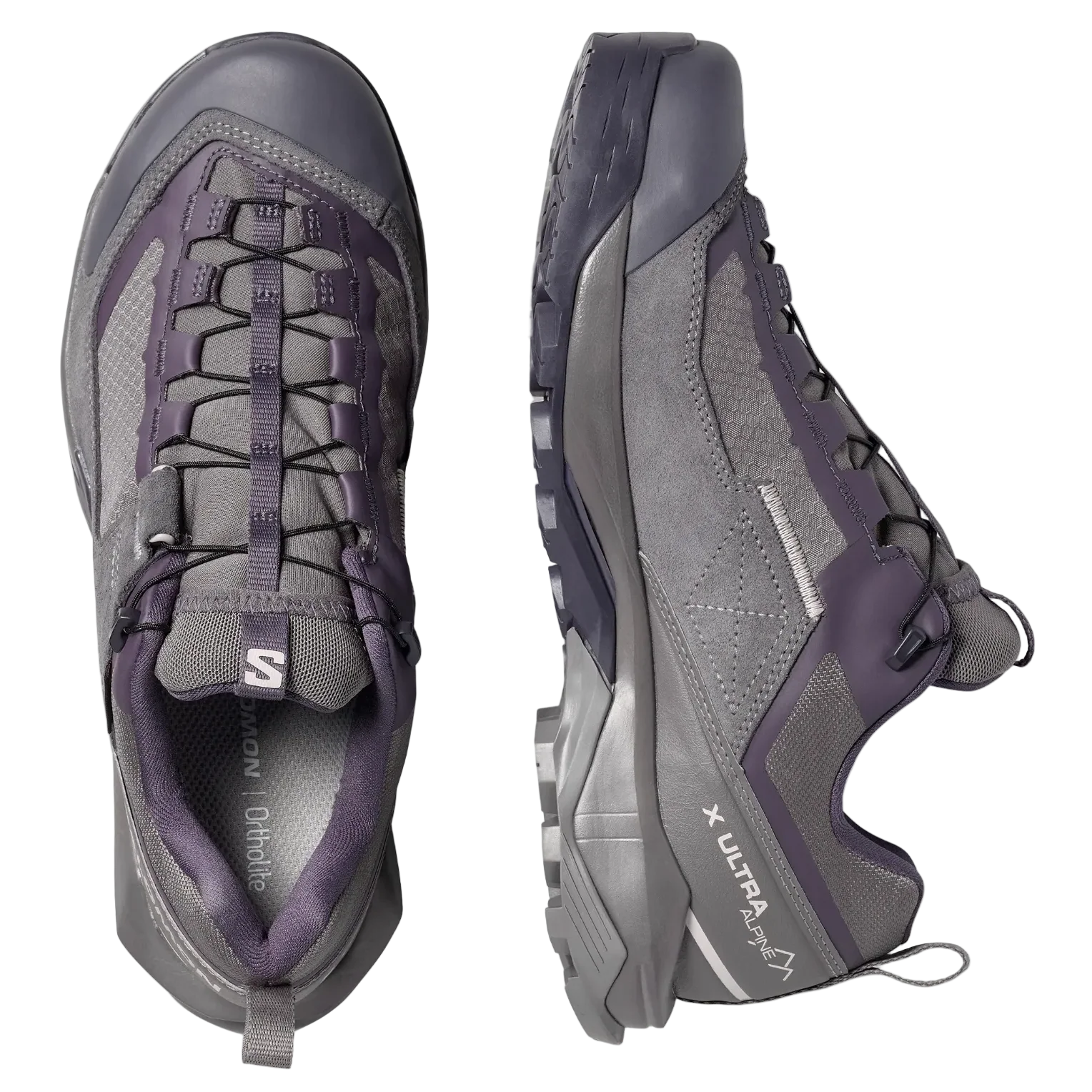 Chaussures de randonnée SALOMON X ULTRA ALPINE GTX W - gris/gris foncé