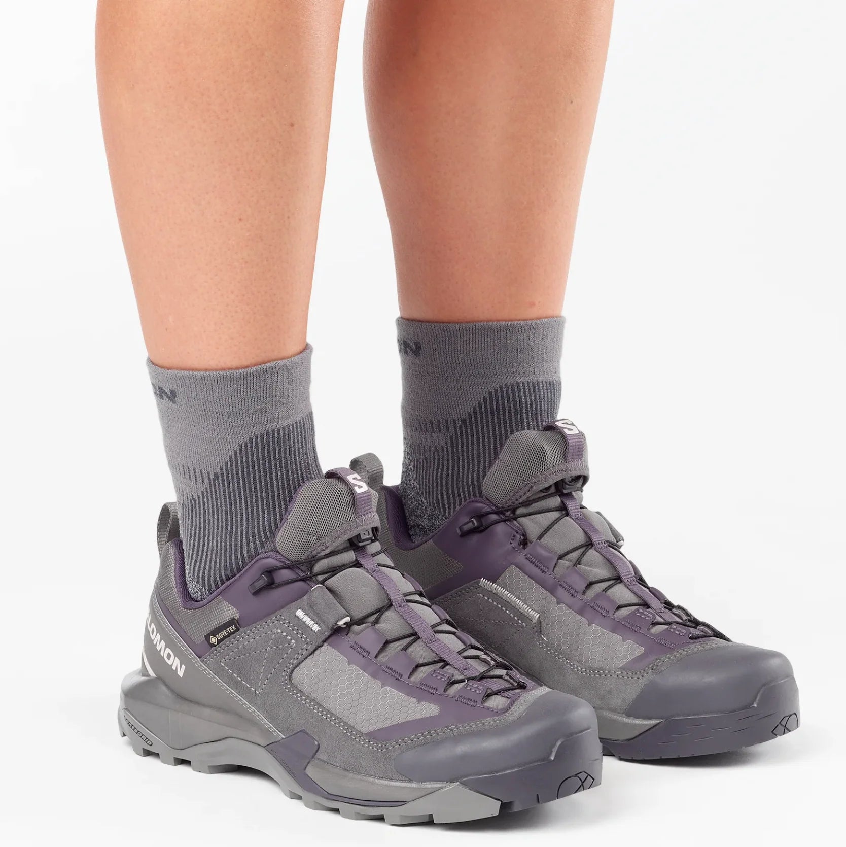 SALOMON X ULTRA ALPINE GTX W hiking boots - grey/dark grey