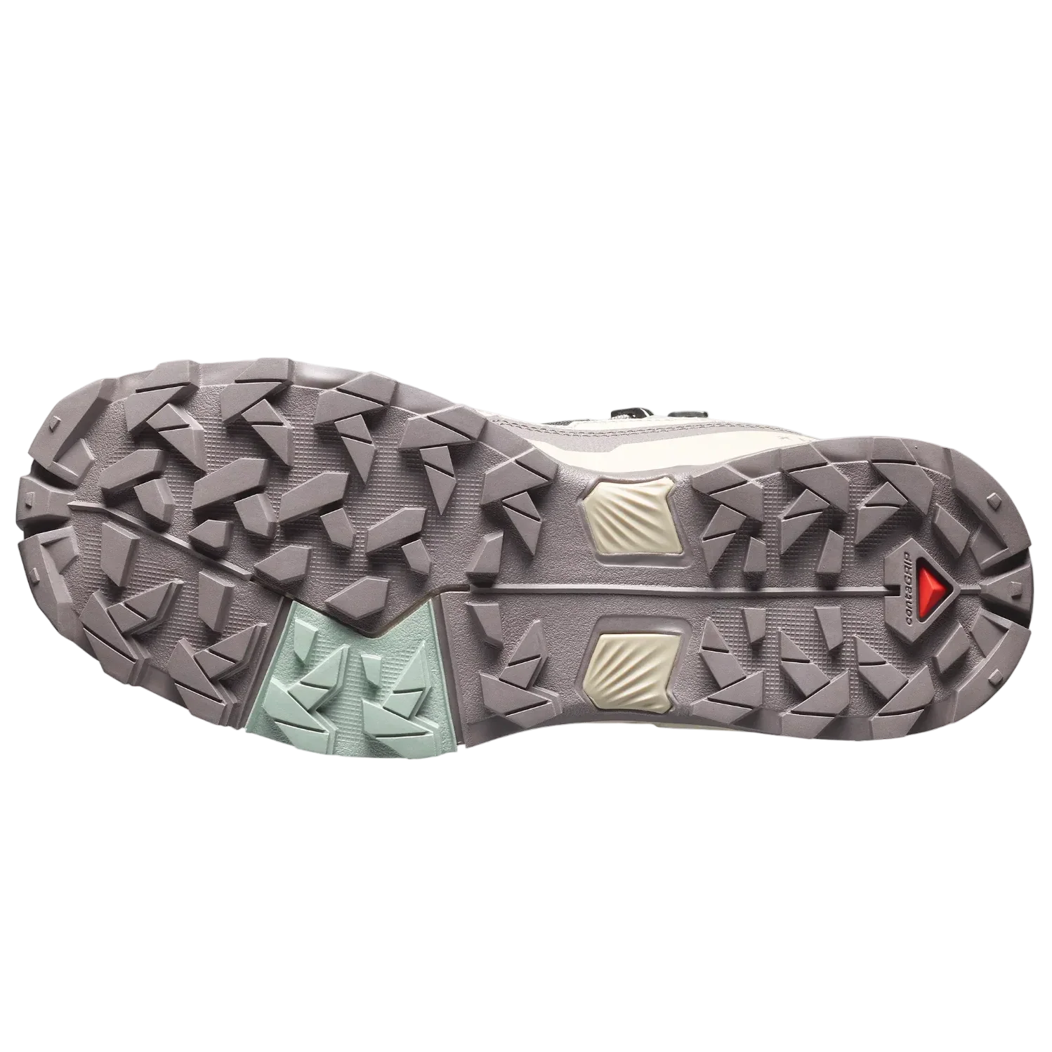 SALOMON X Ultra 5 Mid GTX W matkasaapad - Iron / Desert Tan / Green Milieu
