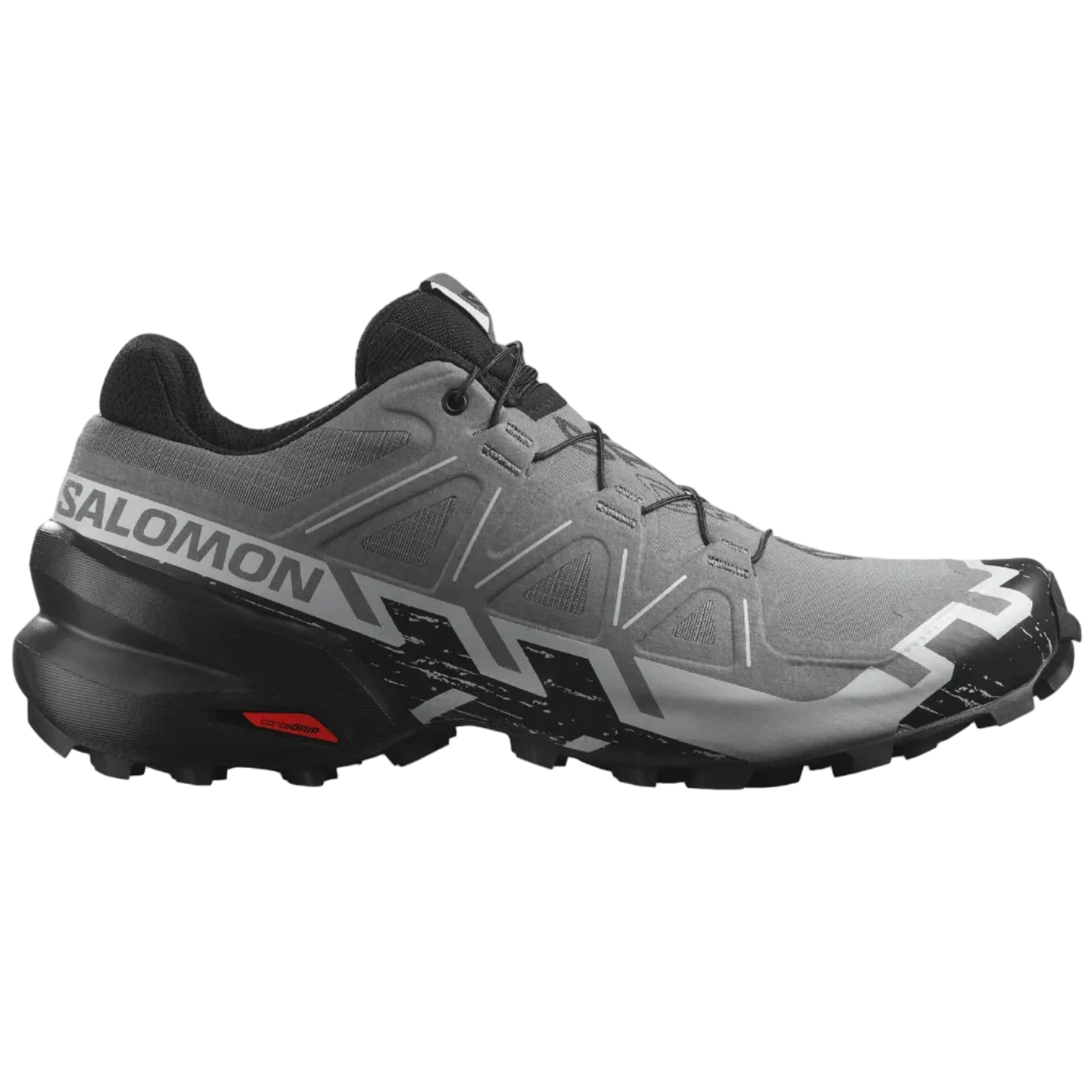 SALOMON SPEEDCROSS 6 trail running shoes - black/grey