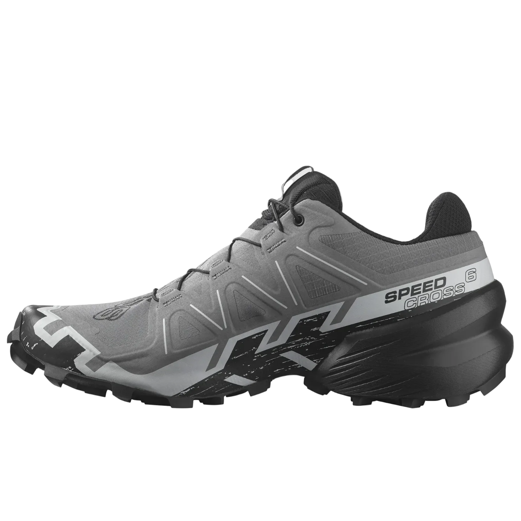 SALOMON SPEEDCROSS 6 trail running shoes - black/grey