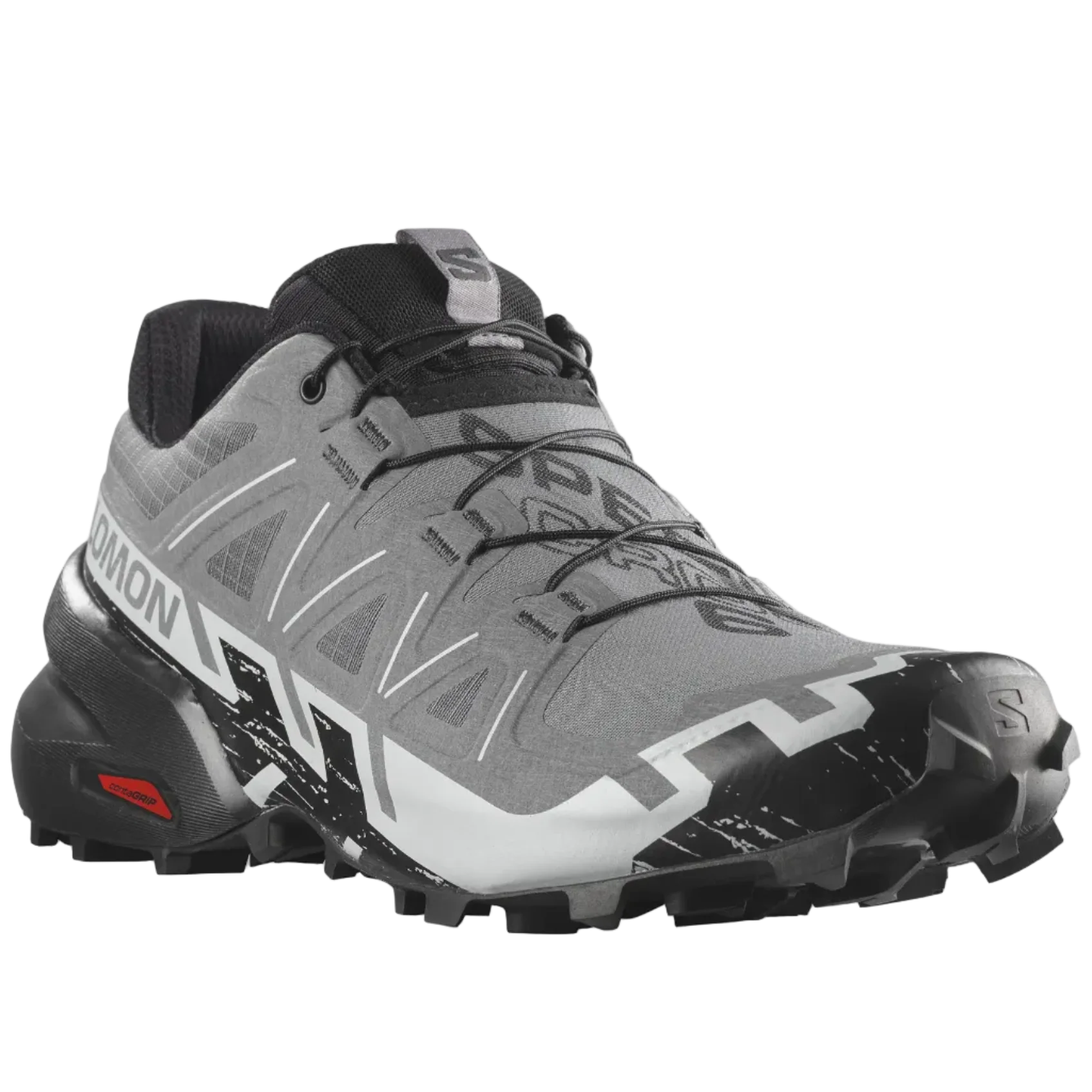 SALOMON SPEEDCROSS 6 trail running shoes - black/grey