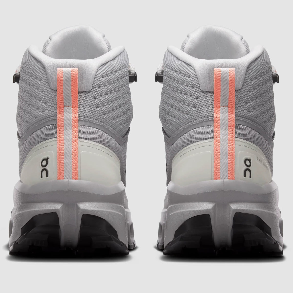 Chaussures de randonnée imperméables ON Cloudrock Mid WP W – Blanc/Gris