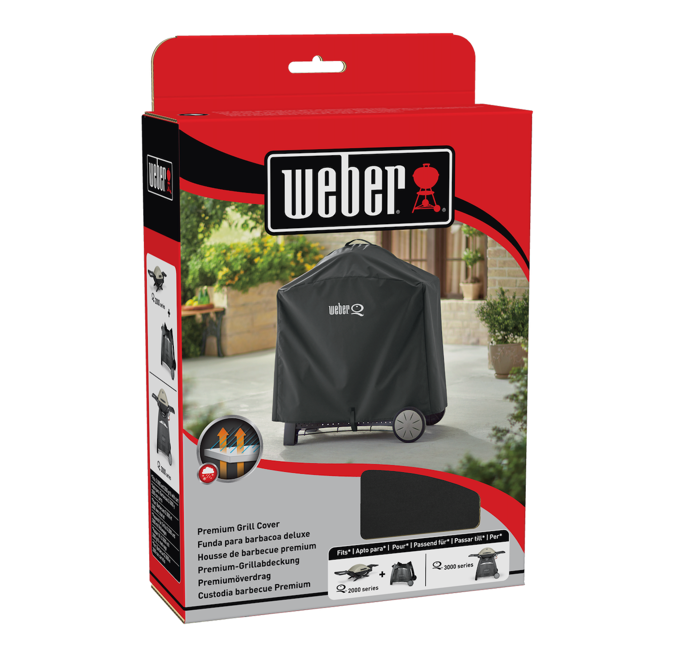 WEBER Premium uždangalas – tinka Q 300/3000 serijai, 7184