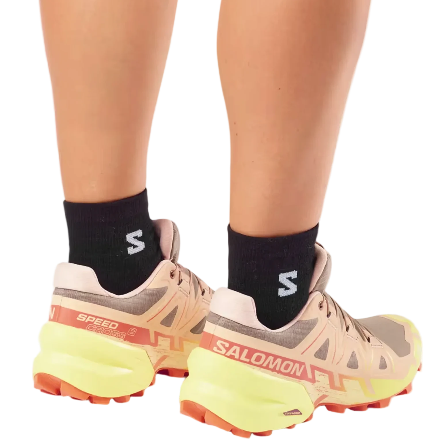 SALOMON SPEEDCROSS 6 W polkujuoksukengät - persikka/keltainen