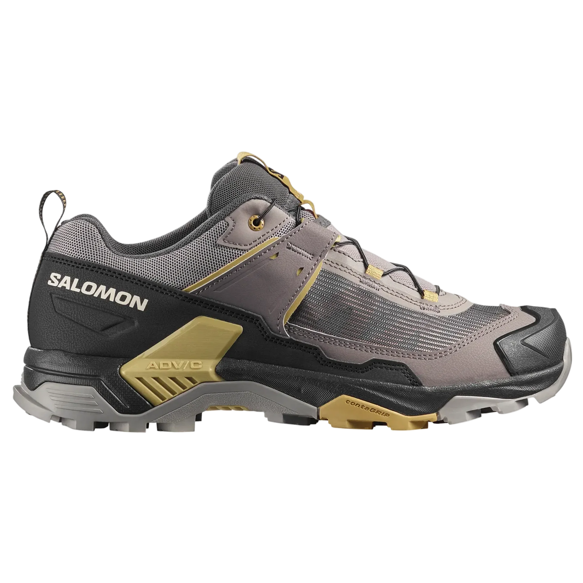 SALOMON X ULTRA 5 hiking boots - grey/black/willow green