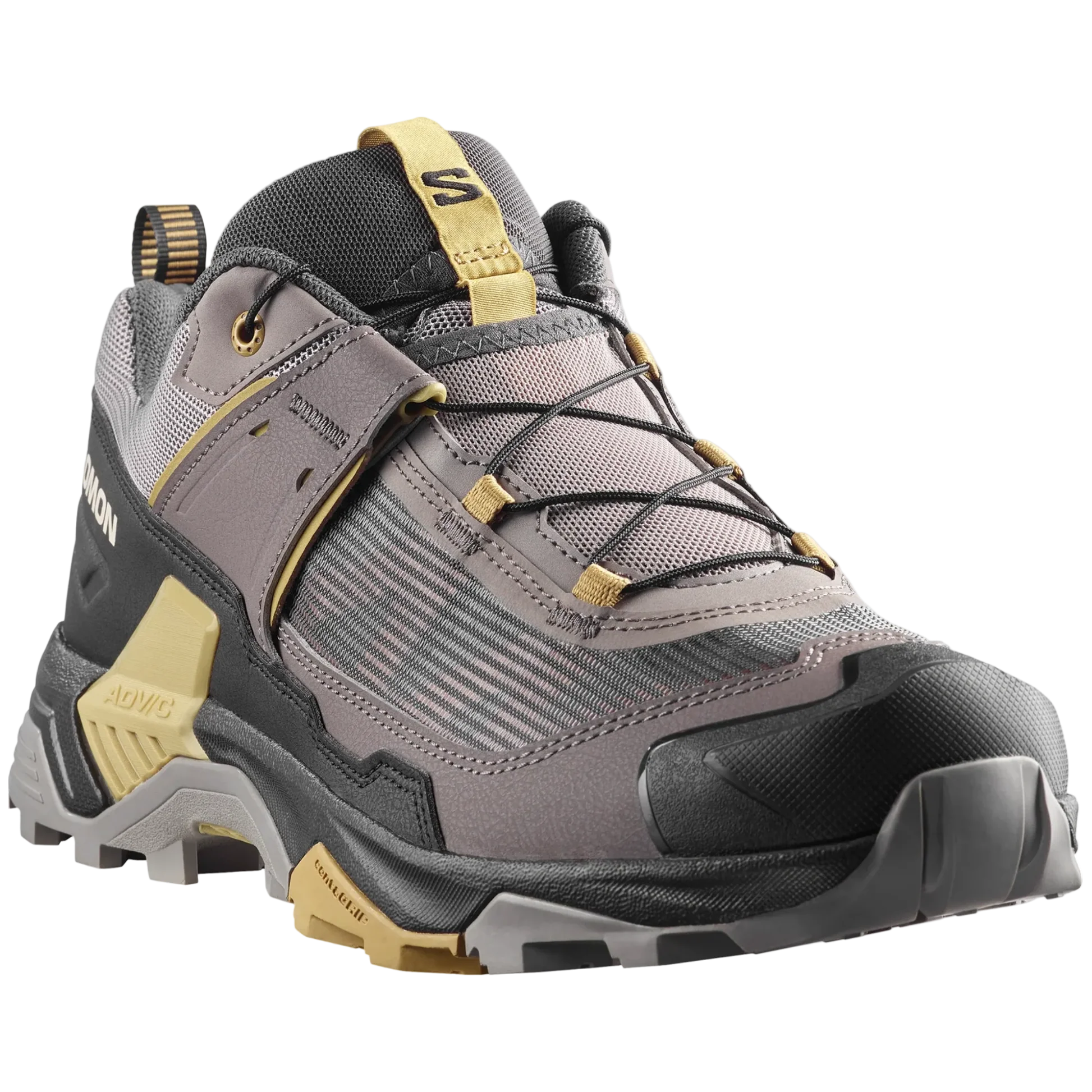 SALOMON X ULTRA 5 hiking boots - grey/black/willow green