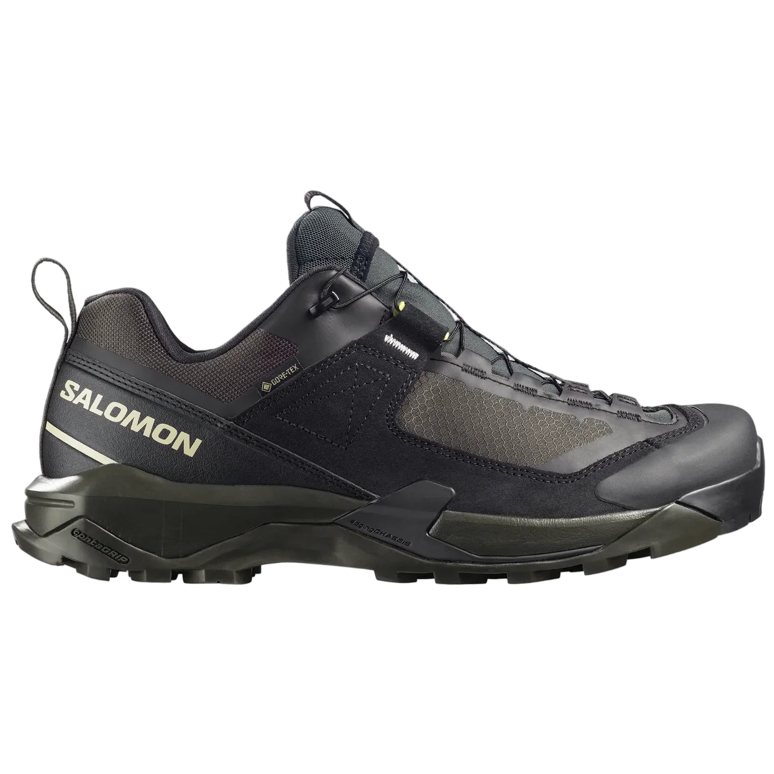 SALOMON X ULTRA ALPINE GTX Wanderschuhe - schwarz/grau/dunkelgrün