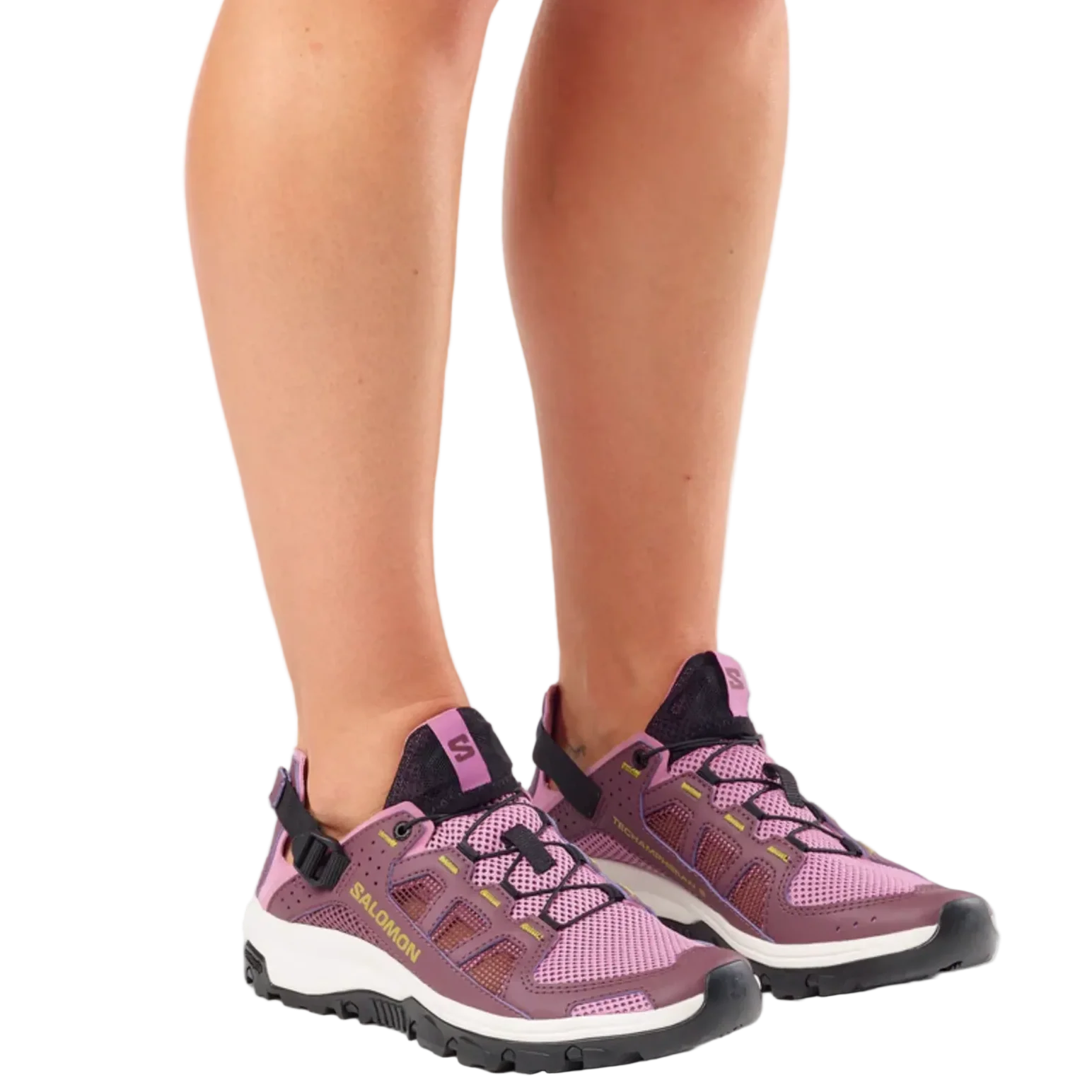 SALOMON TECHAMPHIBIAN 5 W hiking shoes - violet/white