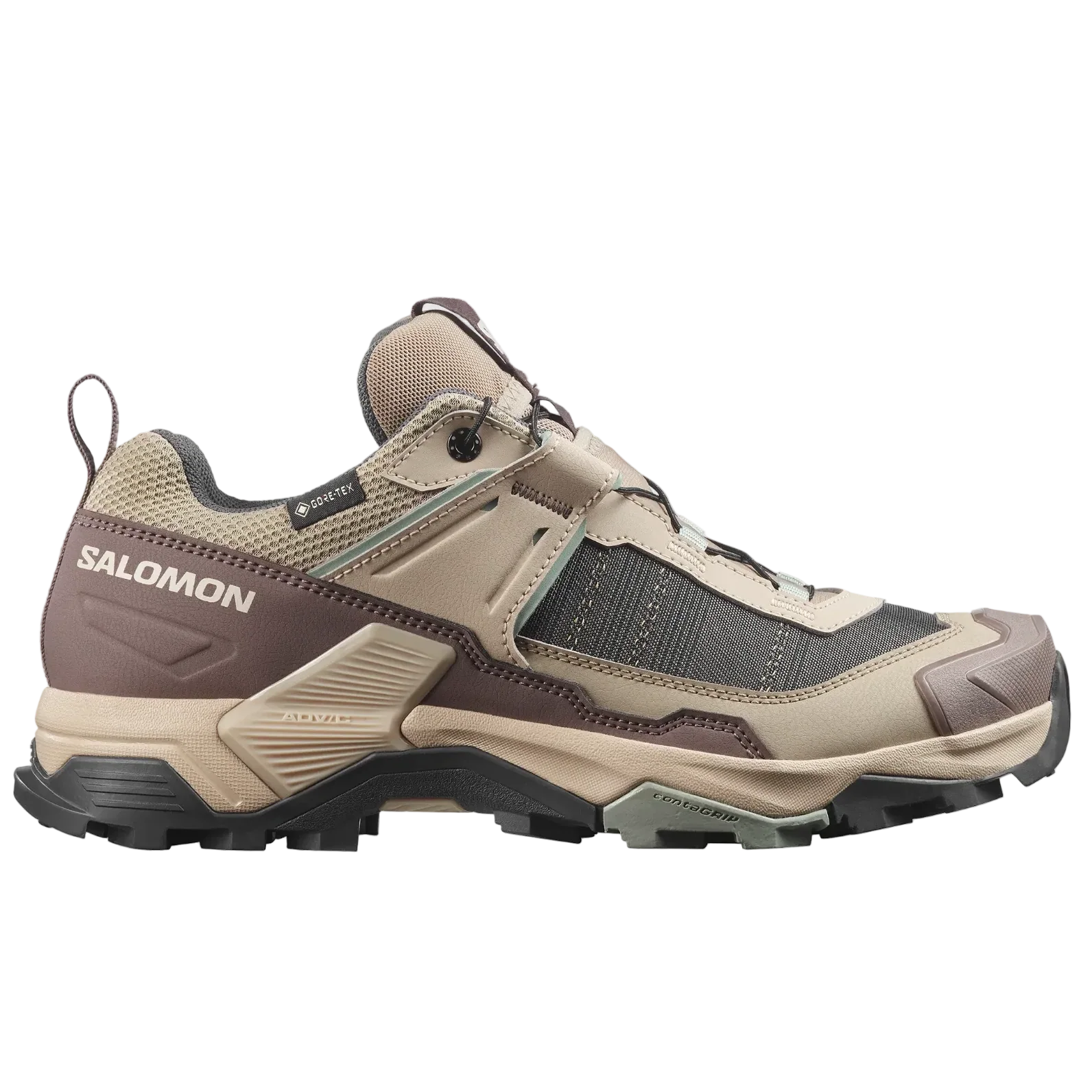 SALOMON X ULTRA 5 GTX W Wanderschuhe - Beige/Violett