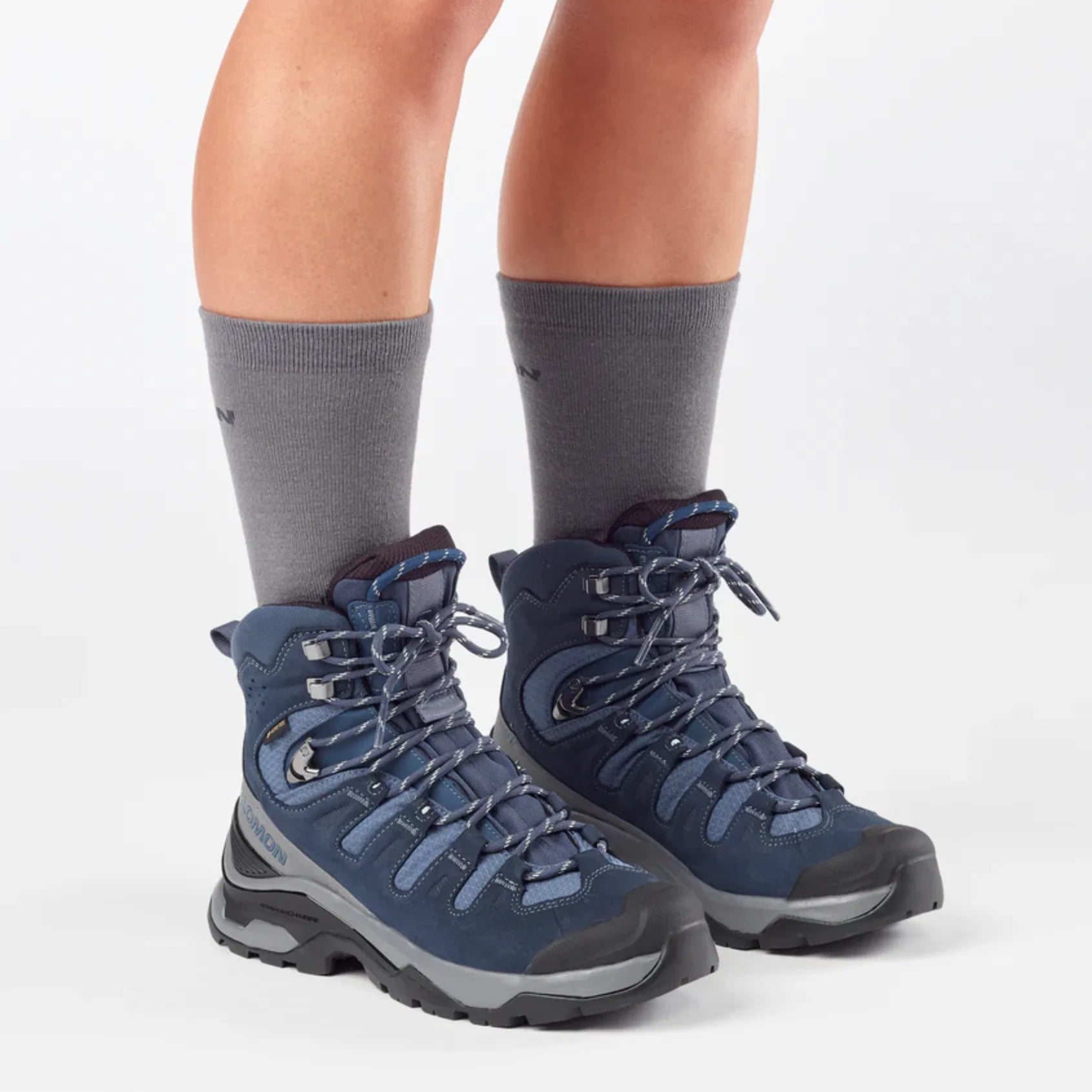 SALOMON QUEST 5 GTX W hiking footwear - blue/grey/black