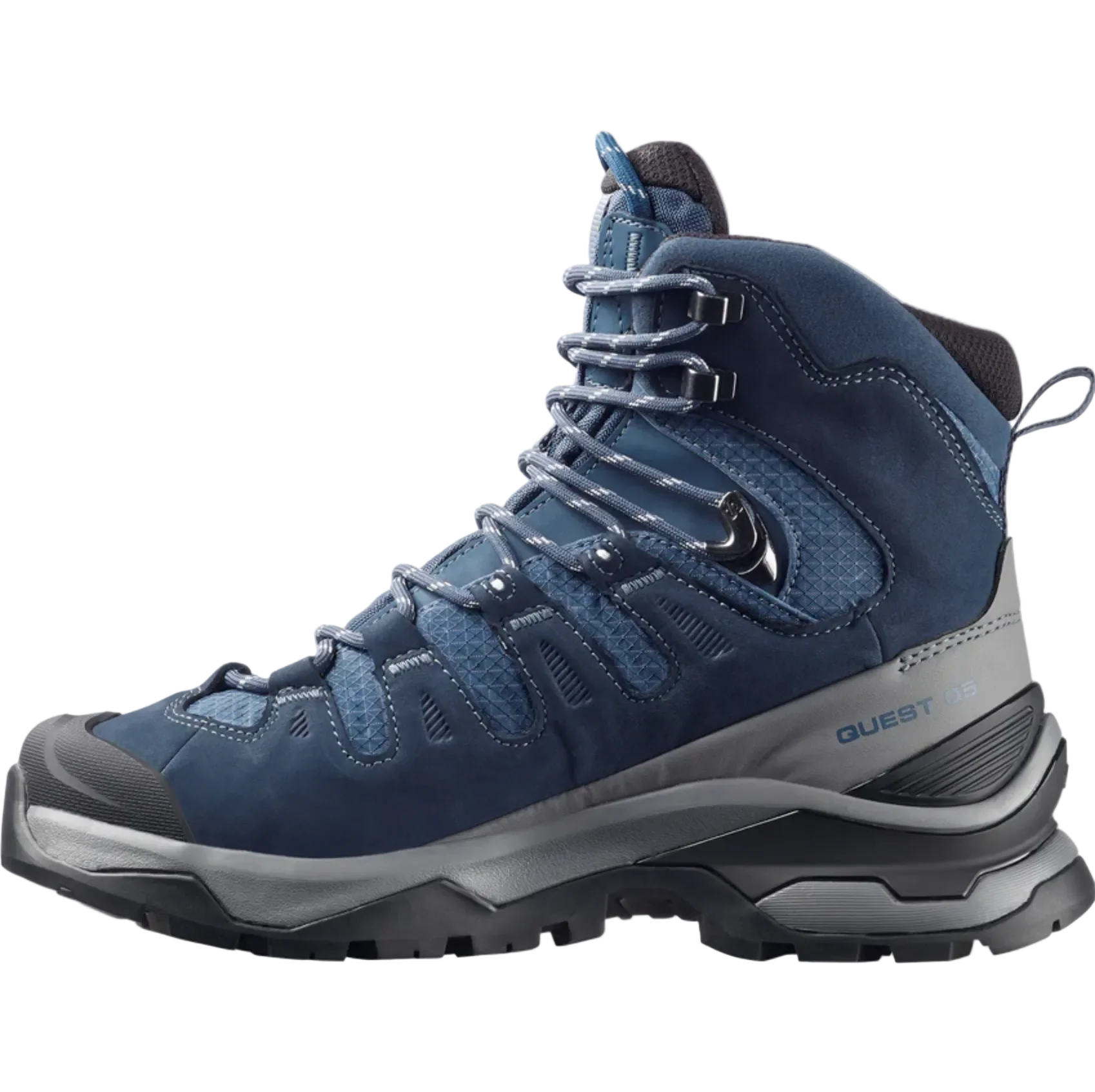 SALOMON QUEST 5 GTX W Wanderschuhe – blau/grau/schwarz