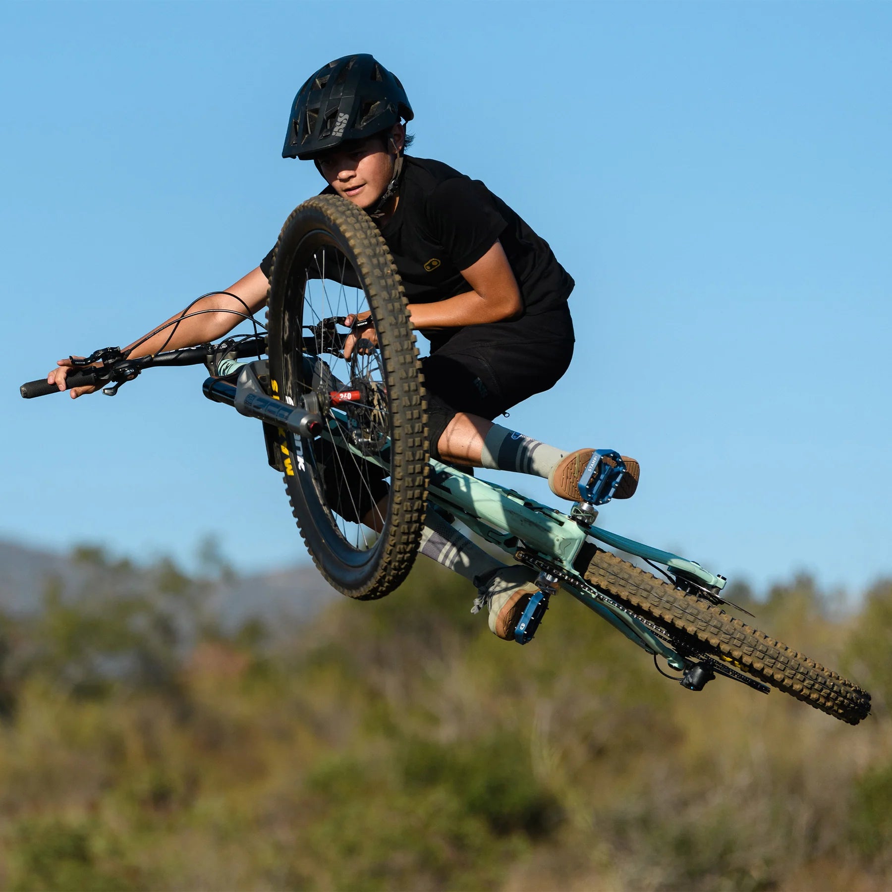 CRANKBROTHERS STAMP 0 Large - platta pedaler - svart