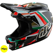 TROY LEE DESIGNS Cadres de Casque D4 Carbon MIPS - Noir/Or, 13926200