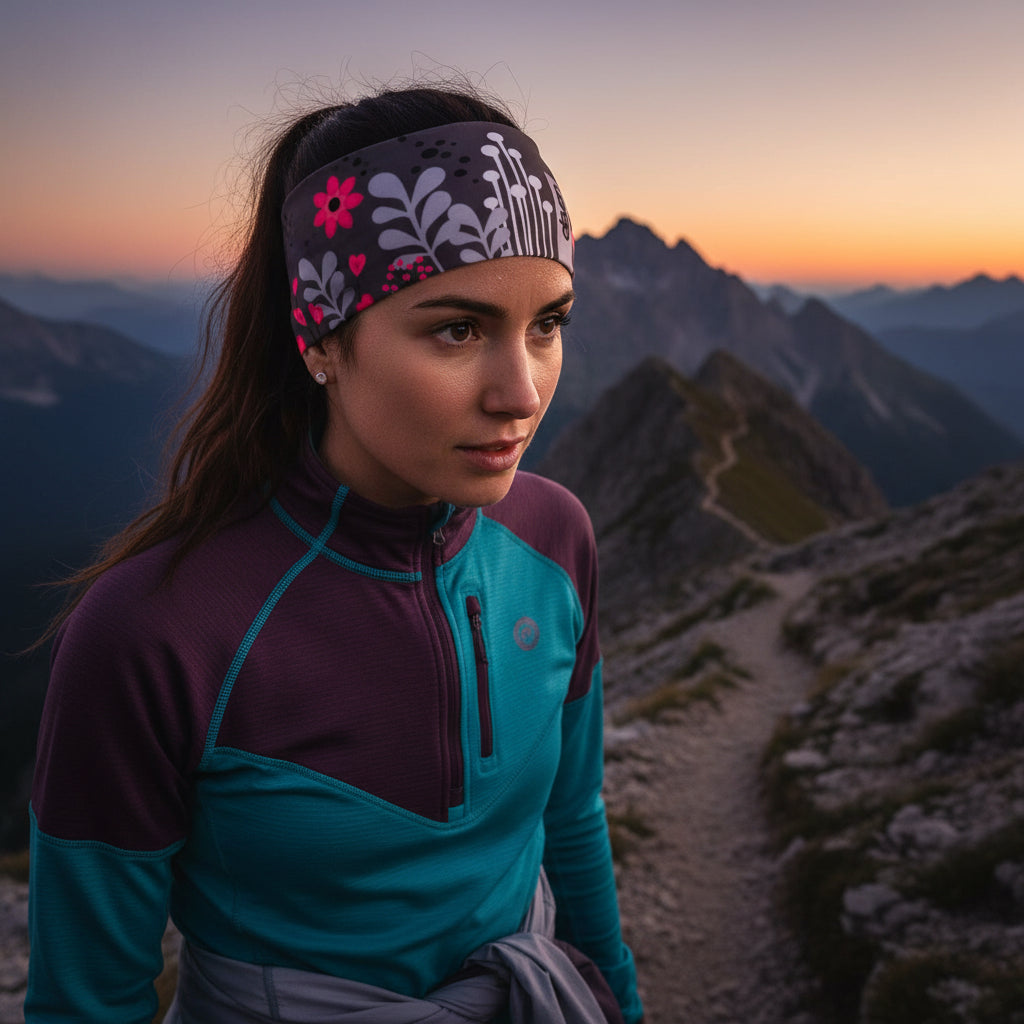 ELEVEN SPORTSWEAR Stirnband Dolomiti WIESE grau