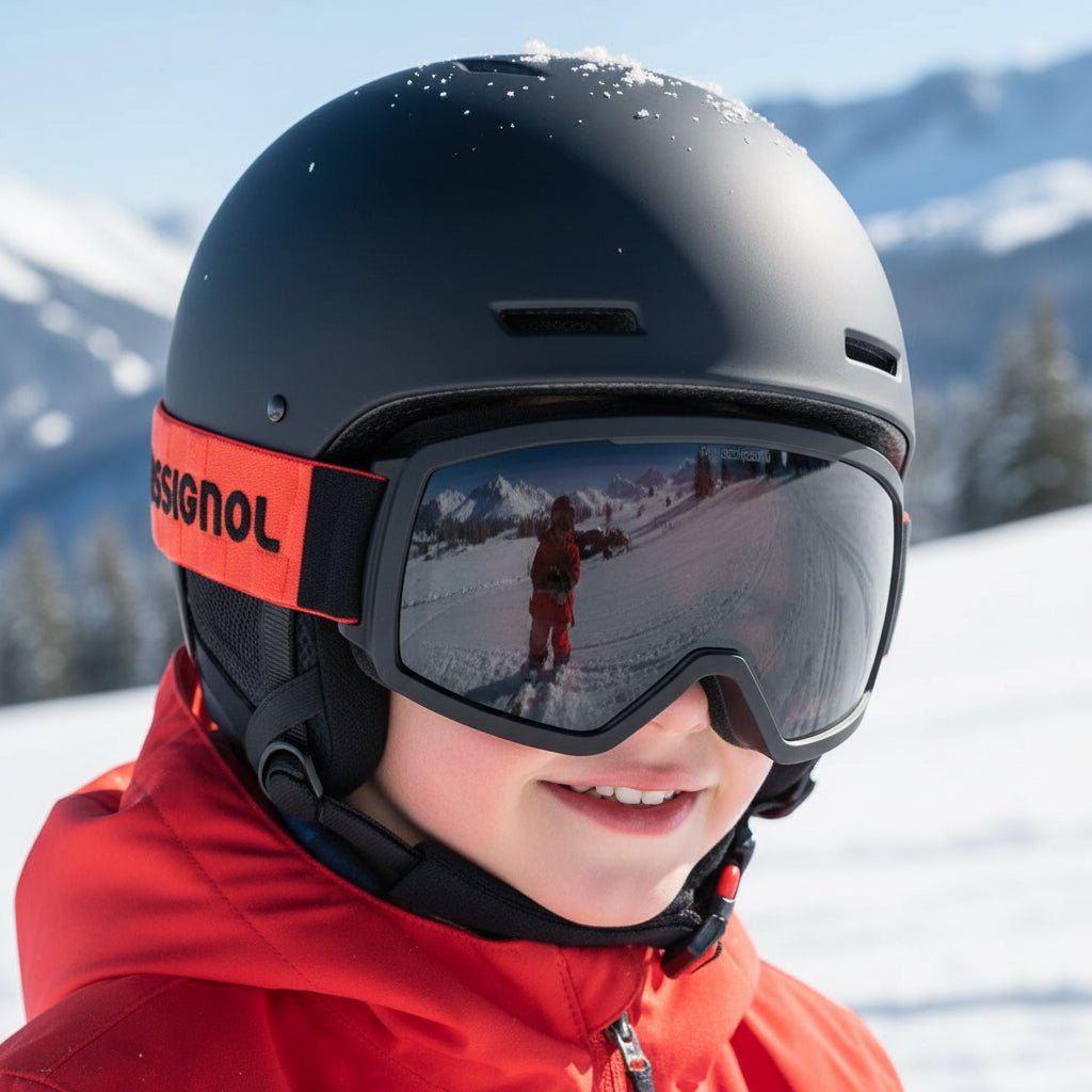 ROSSIGNOL TORIC HERO kid's ski goggles - hot red - ROSSIGNOL - Evelostore