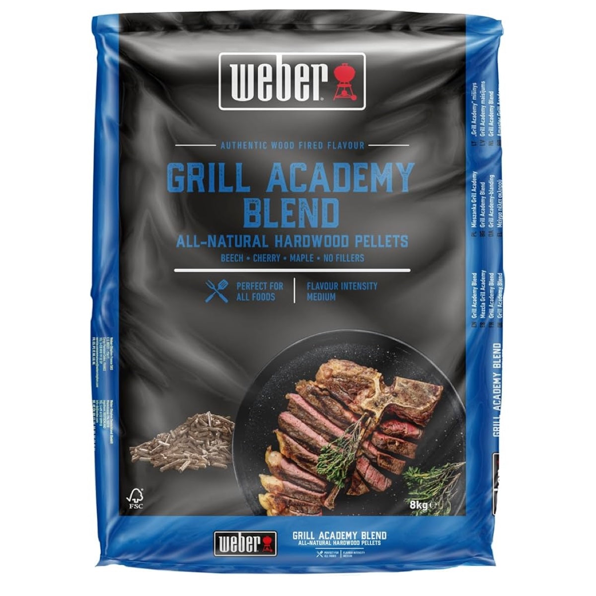 WEBER Wood Pellets FSC Grill Academy Blend 3401051